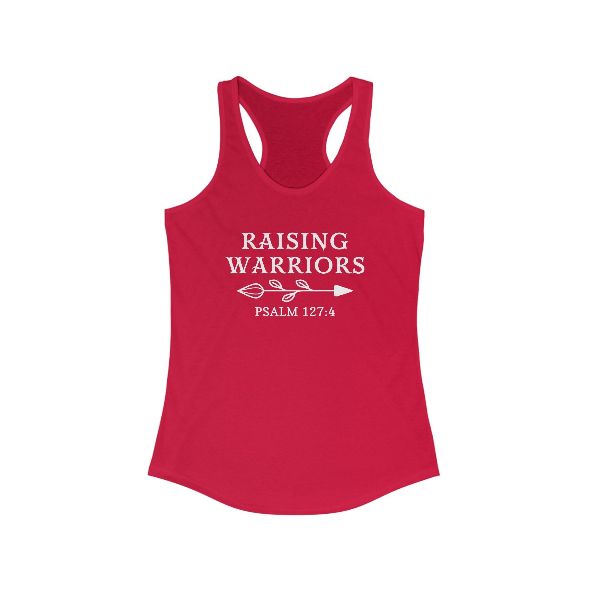 Mom Racerback Tank Top - Raising Warriors | Tank Top by atgodanddesigns