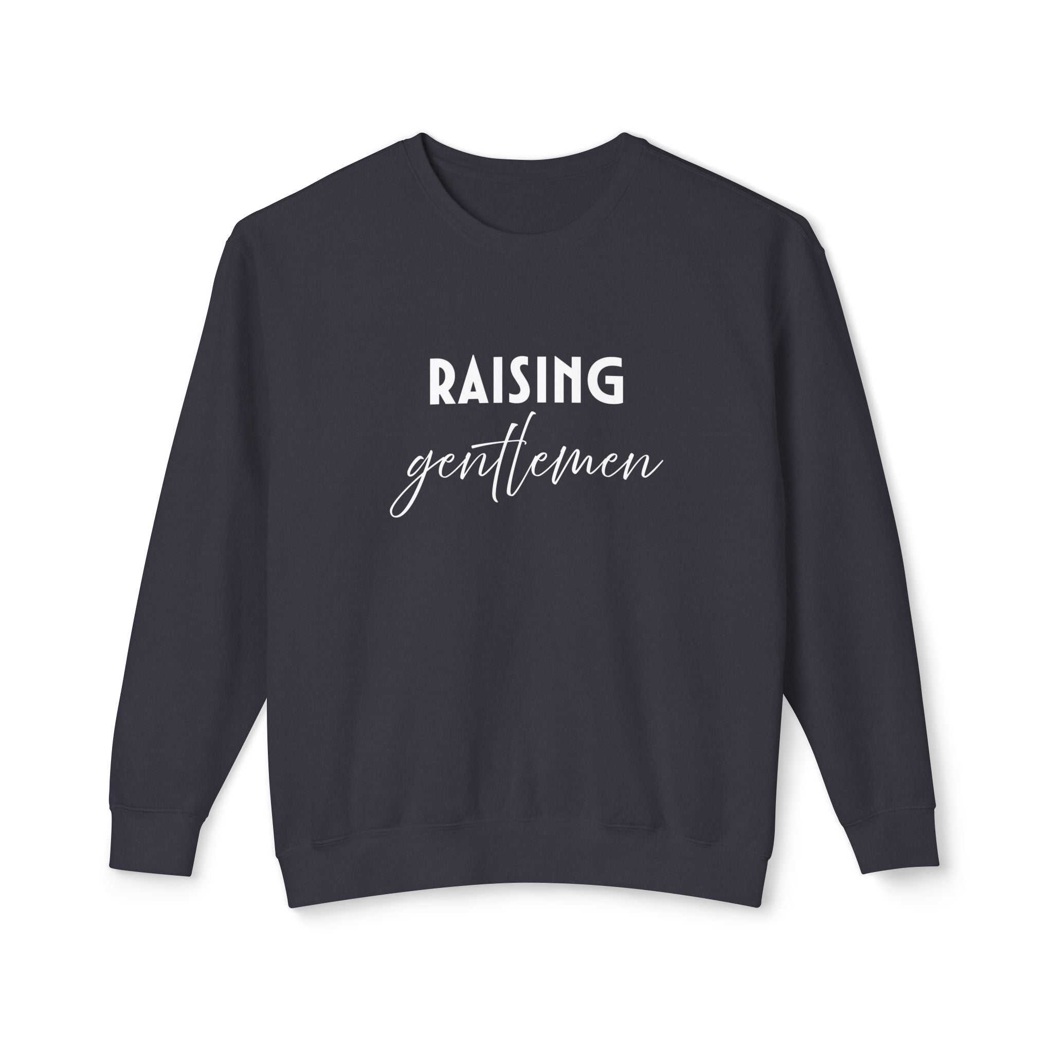 Mom Sweater - Raising Gentlemen | Sweatshirt by atgodanddesigns