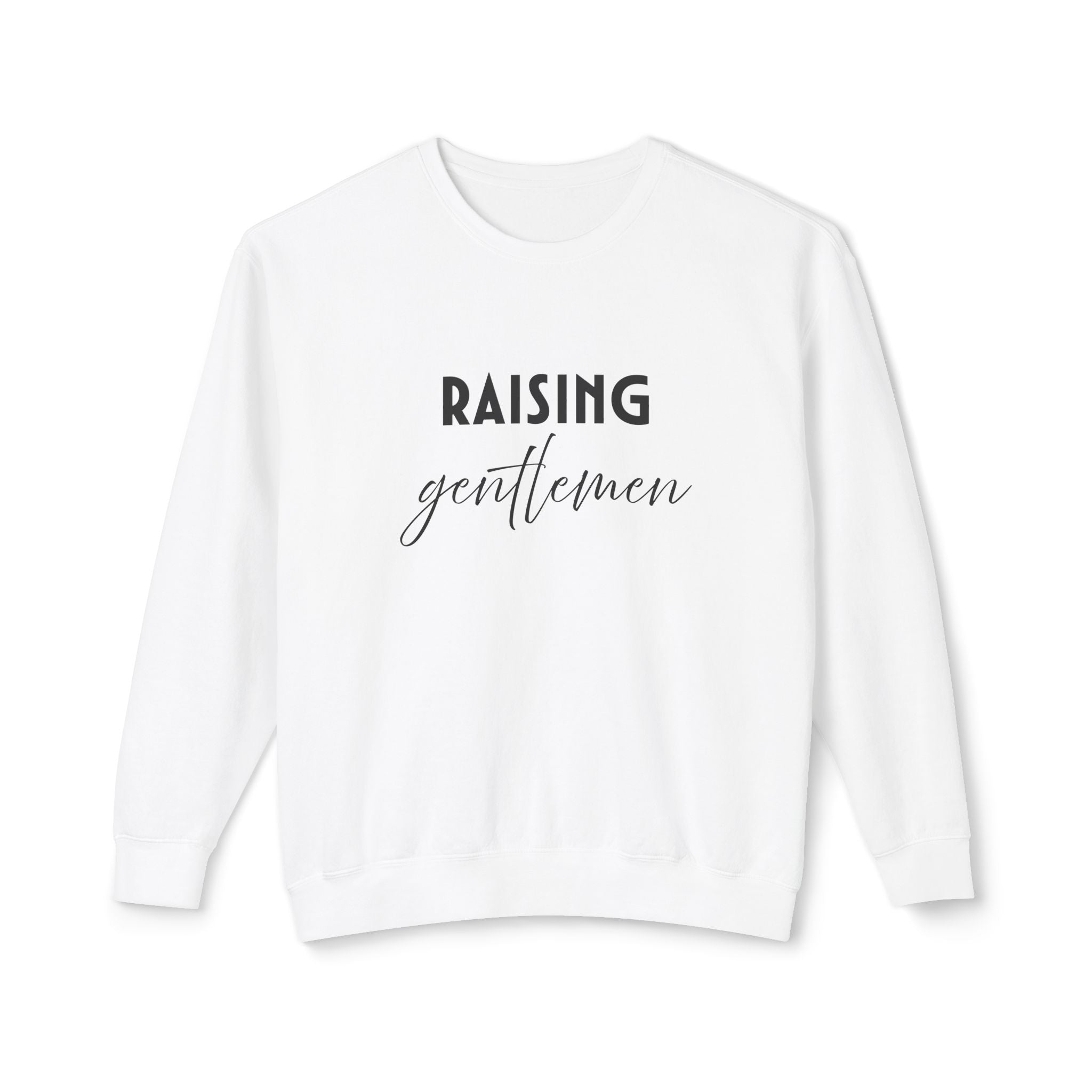 Mom Sweater - Raising Gentlemen | Sweatshirt by atgodanddesigns