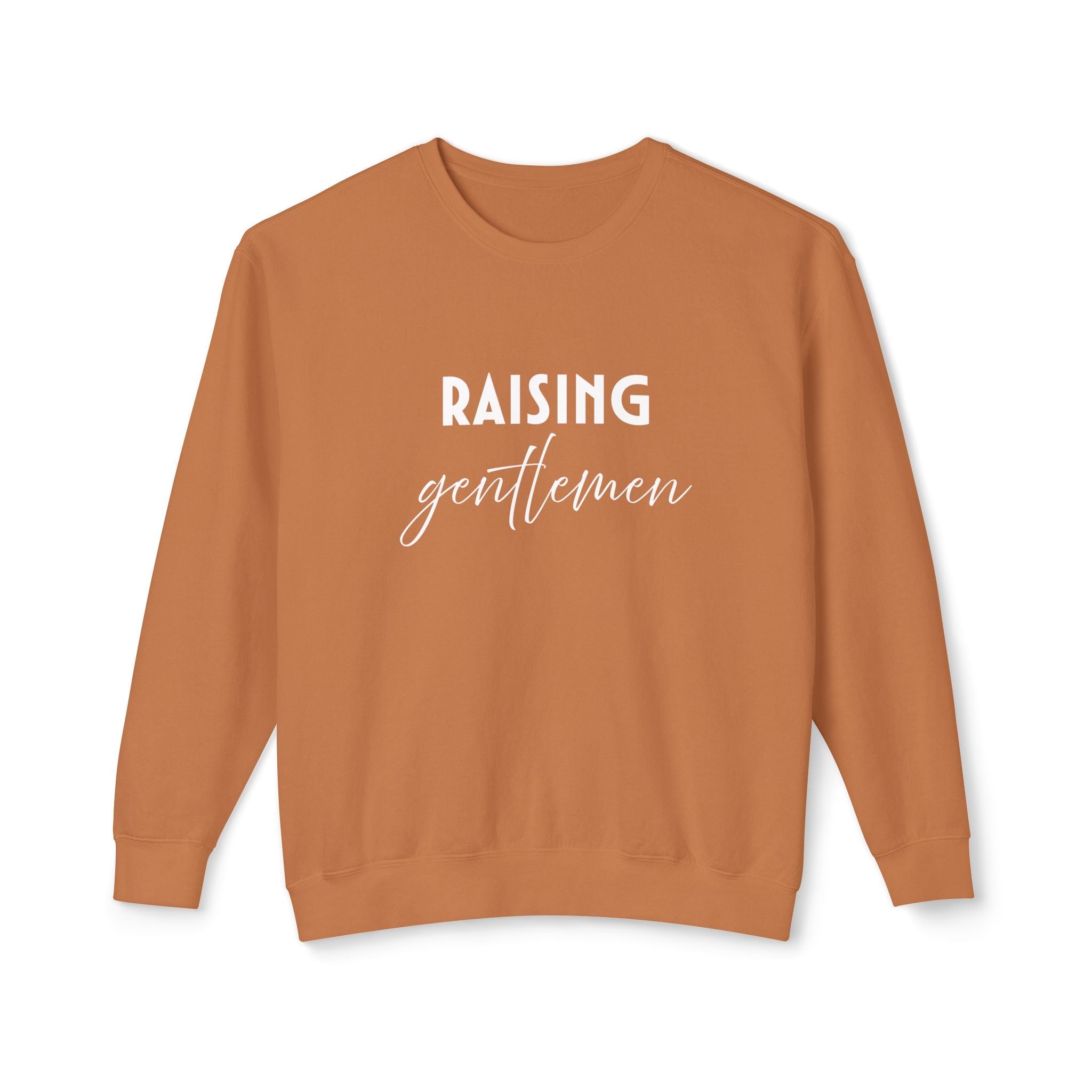 Mom Sweater - Raising Gentlemen | Sweatshirt by atgodanddesigns