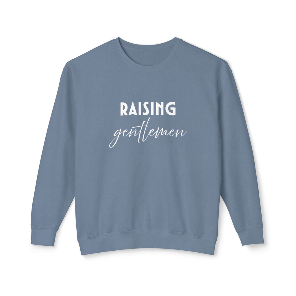 Mom Sweater - Raising Gentlemen | Sweatshirt by atgodanddesigns
