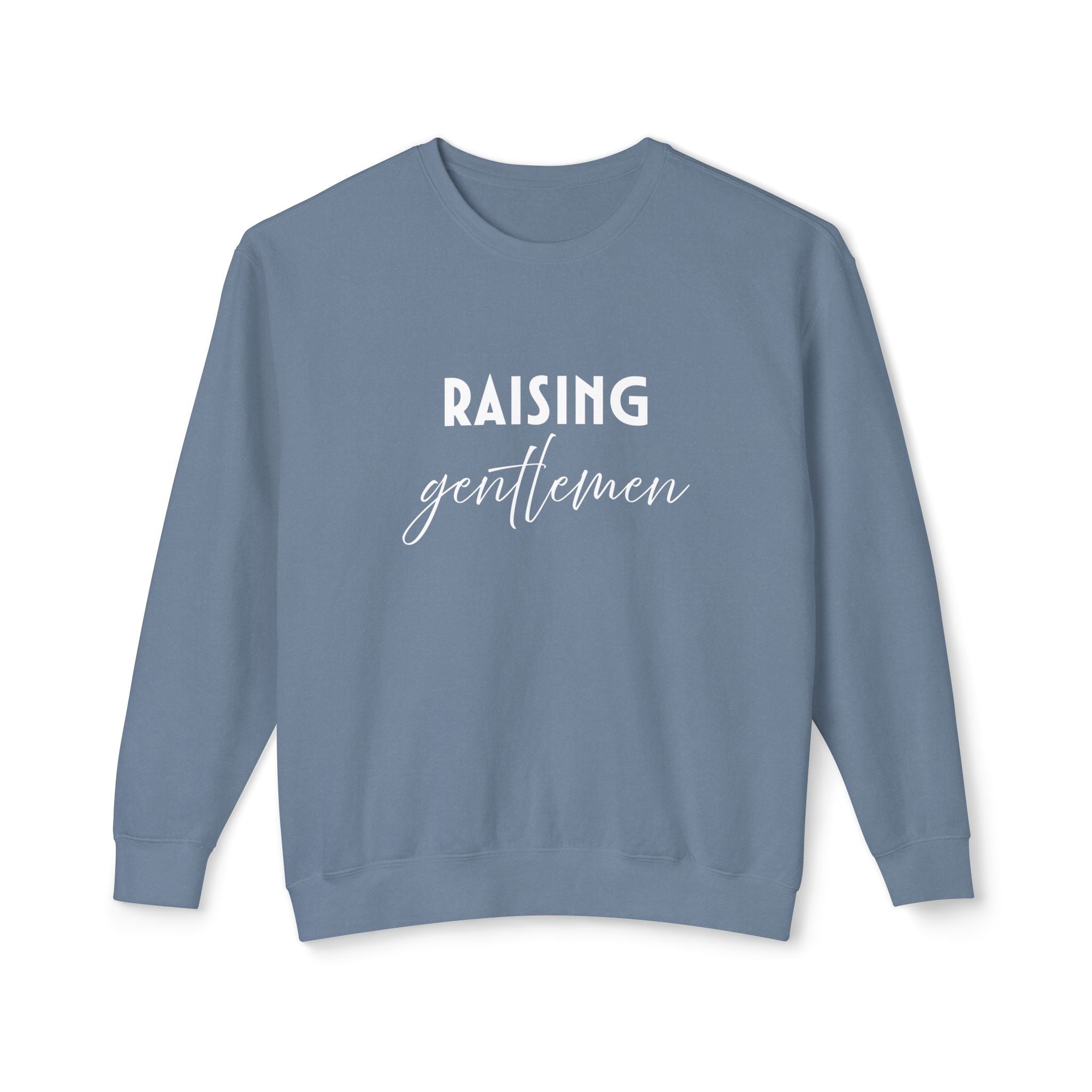 Mom Sweater - Raising Gentlemen | Sweatshirt by atgodanddesigns