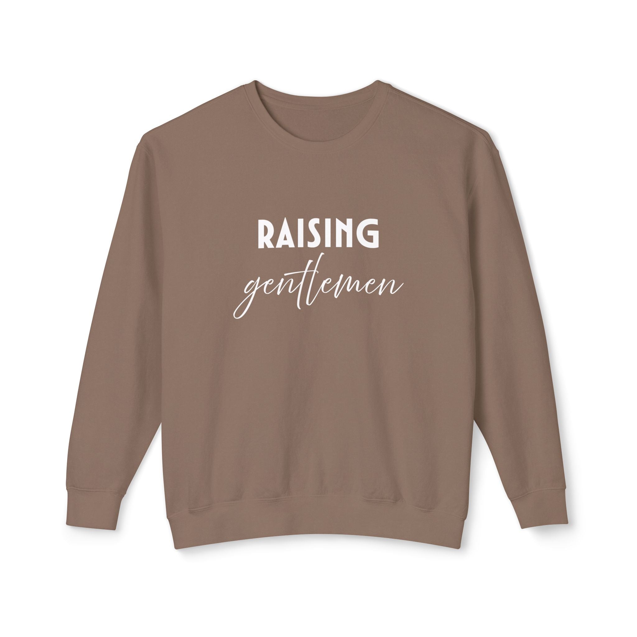 Mom Sweater - Raising Gentlemen | Sweatshirt by atgodanddesigns