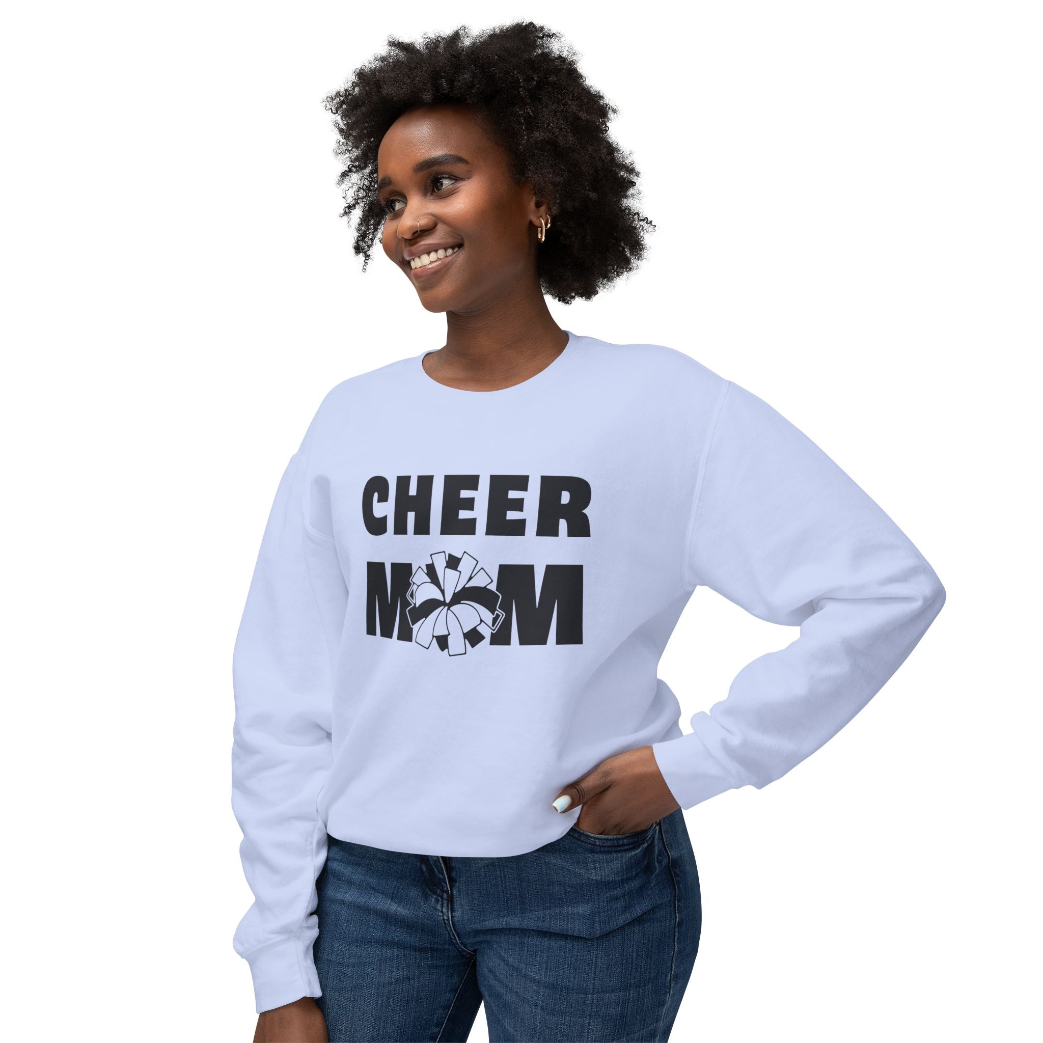 Mom Sweatshirt - Cheer Mom | Sweatshirt by atgodanddesigns