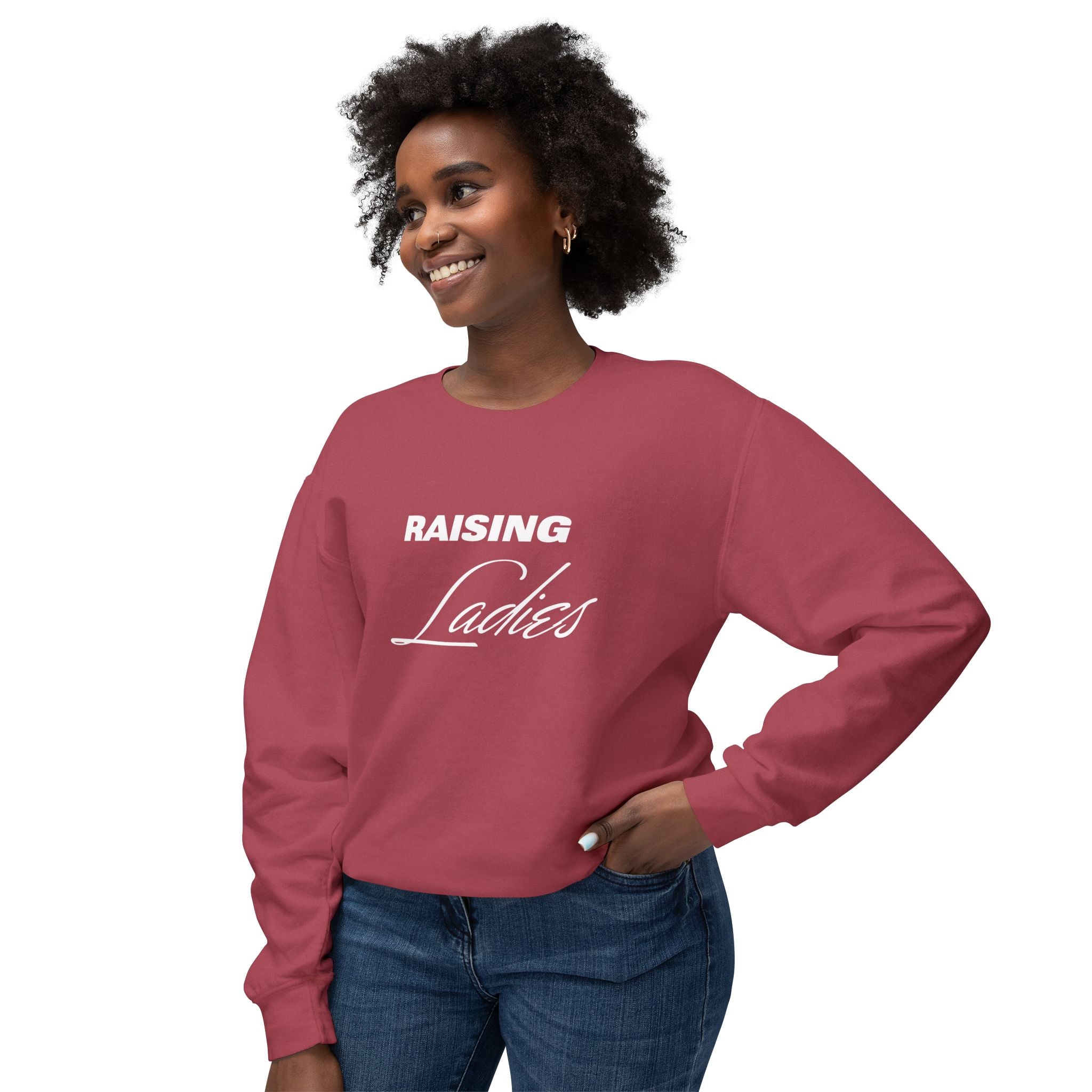 Mom Sweatshirt - Raising Ladies | Sweatshirt by atgodanddesigns