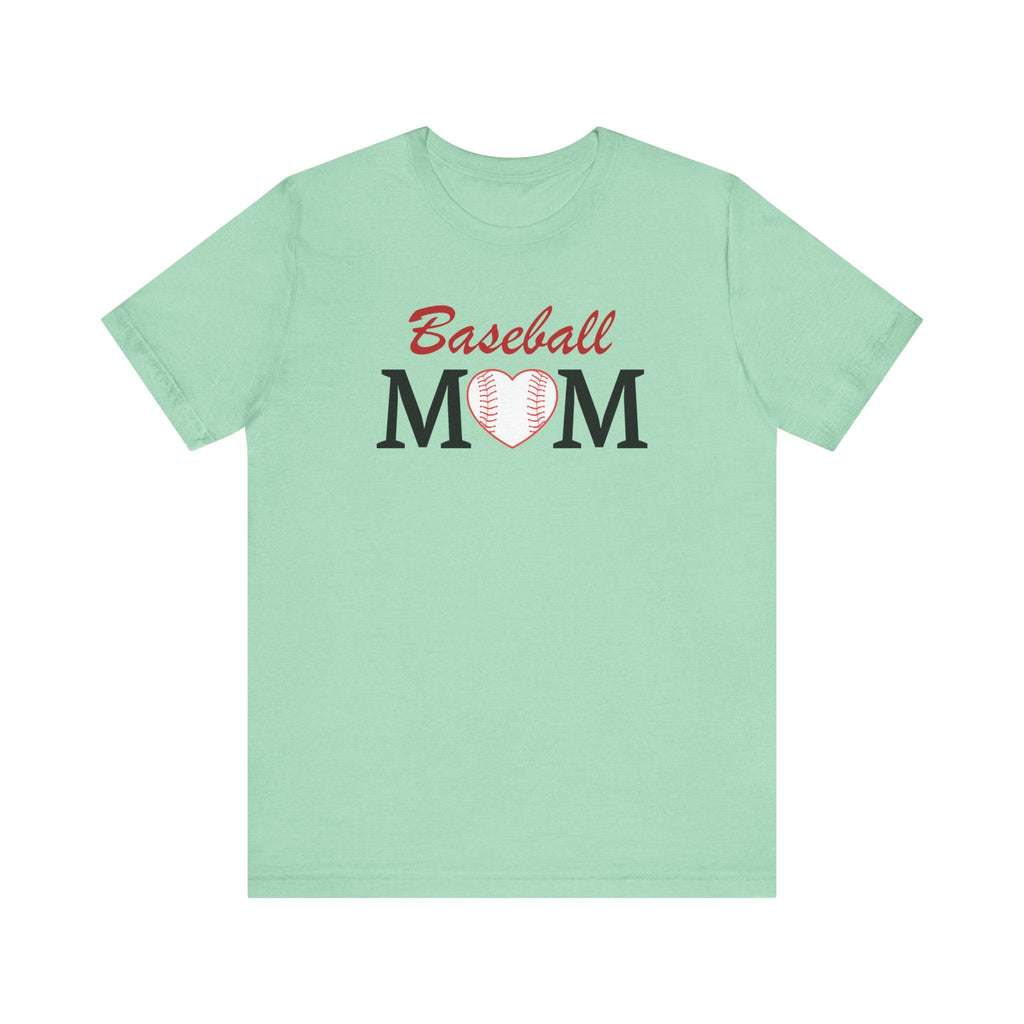 Mom T-Shirt - Baseball Mom | T-Shirt by atgodanddesigns