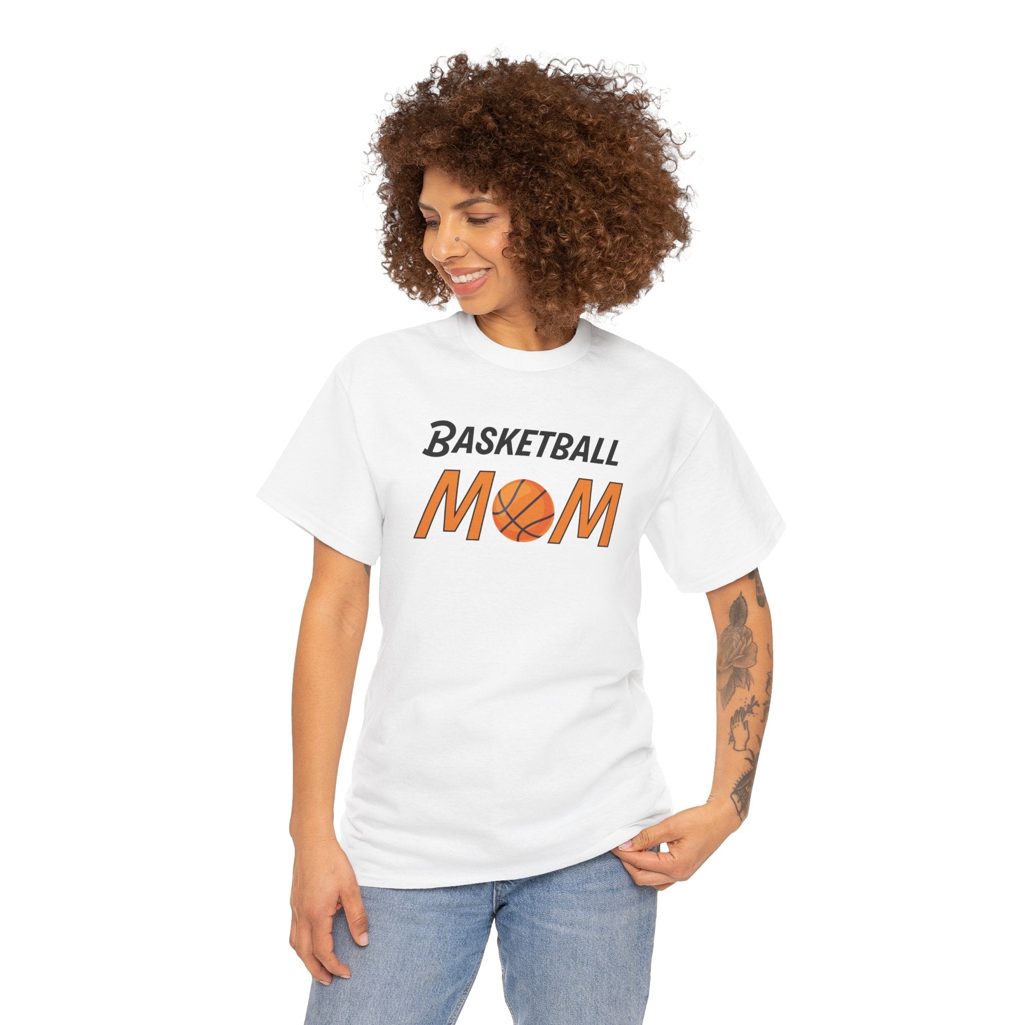 Mom T-Shirt - Basketball Mom | T-Shirt by atgodanddesigns