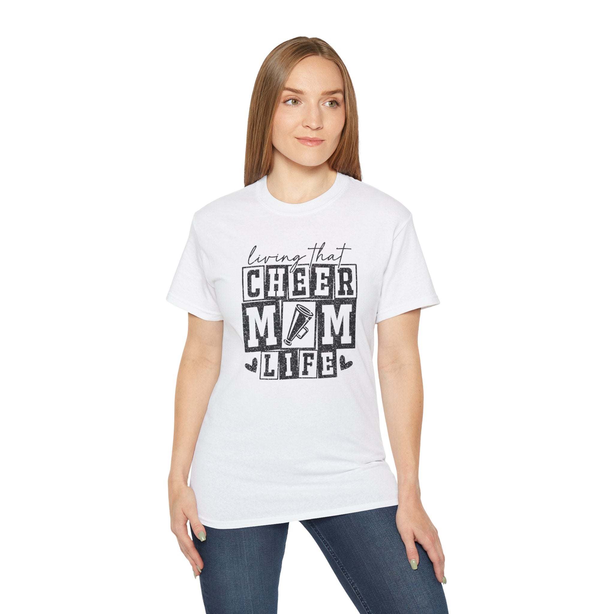 Mom T-Shirt - Cheer Mom | T-Shirt by atgodanddesigns