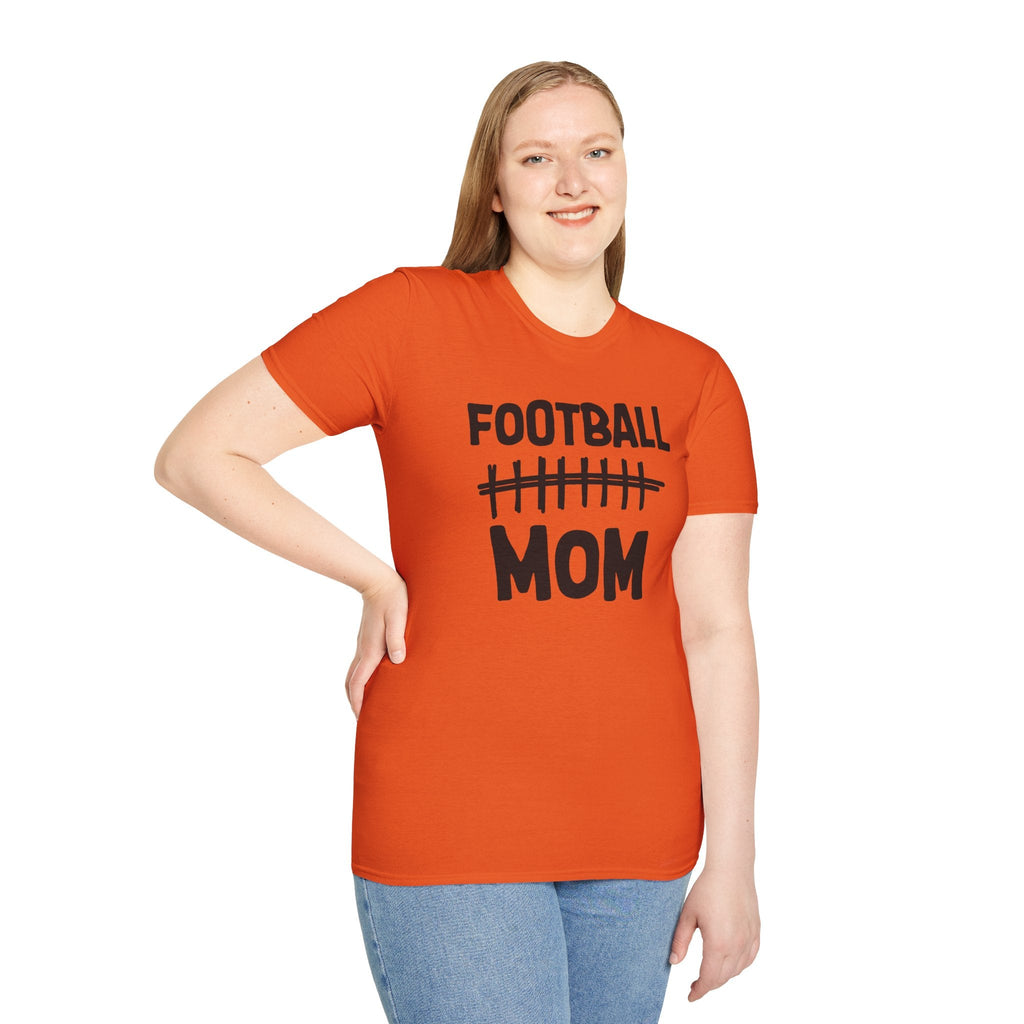 Mom T-Shirt - Football Mom | T-Shirt by atgodanddesigns