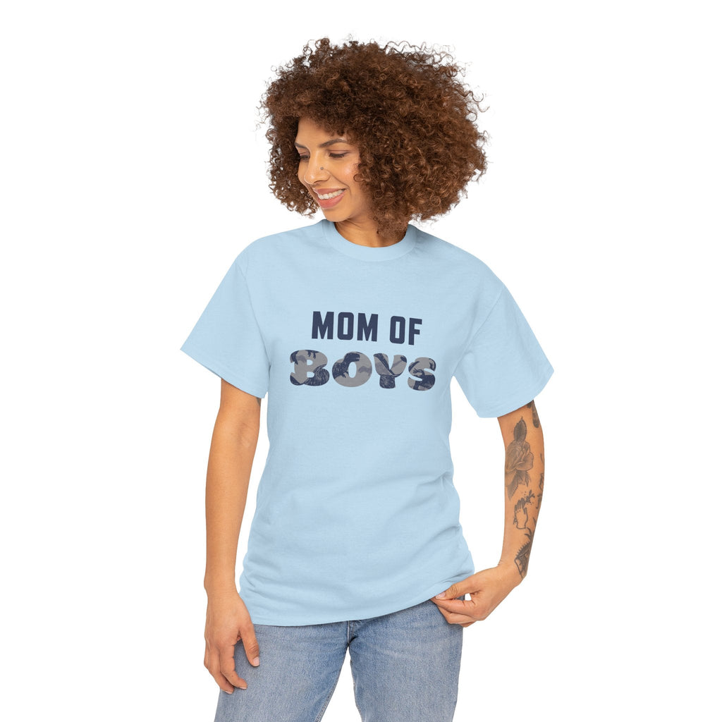 Mom T-Shirt - Mom Of Boys | T-Shirt by atgodanddesigns
