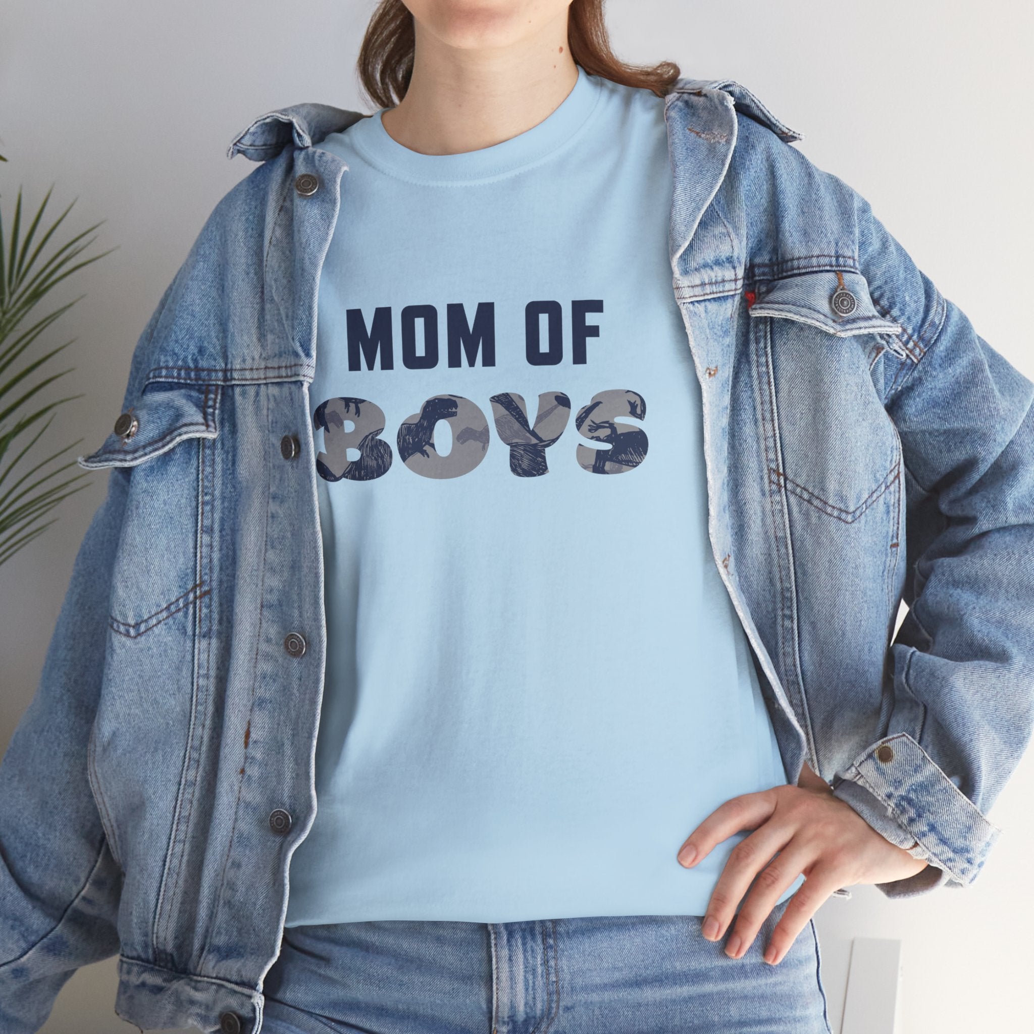 Mom T-Shirt - Mom Of Boys | T-Shirt by atgodanddesigns