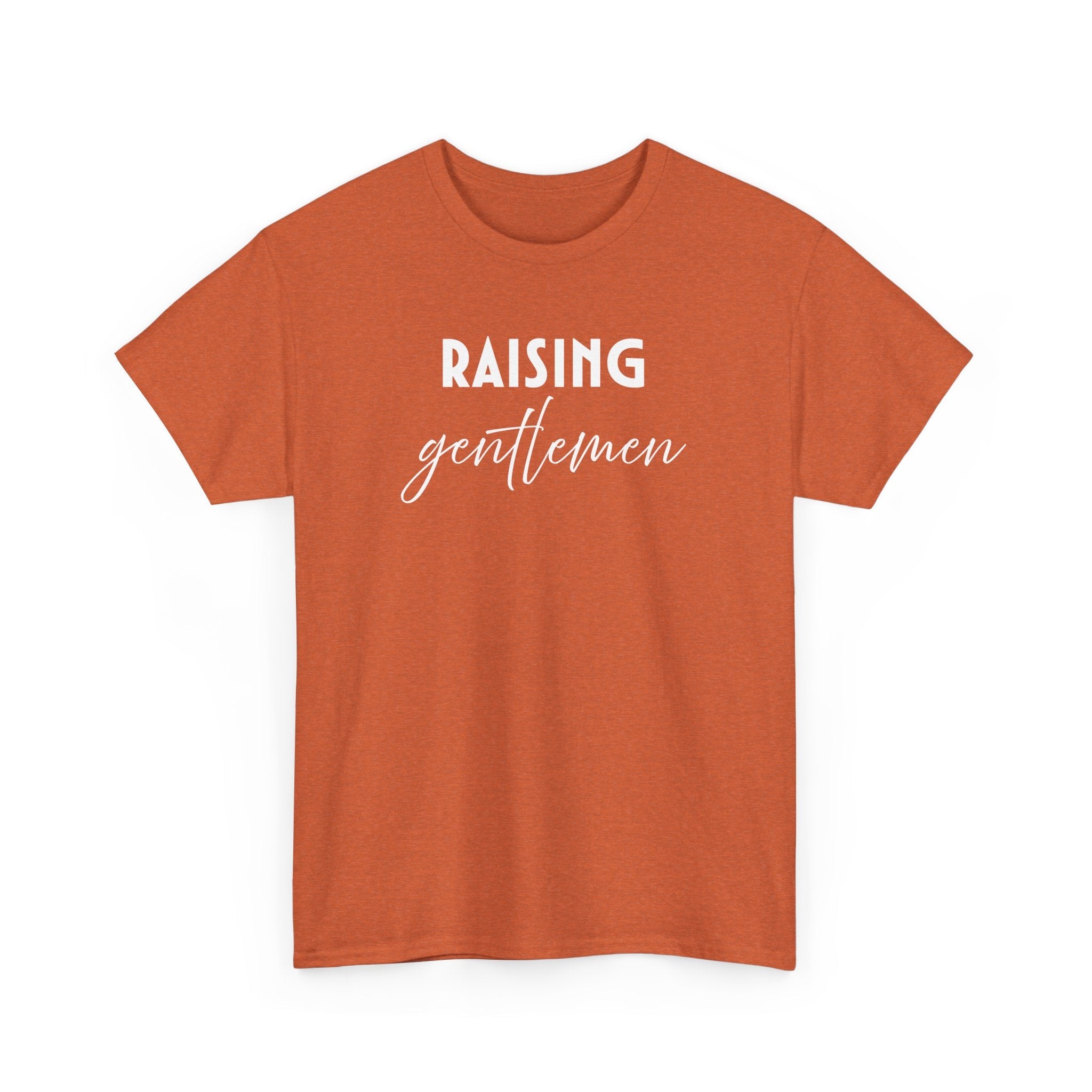 Mom T-Shirt - Raising Gentlemen | T-Shirt by atgodanddesigns