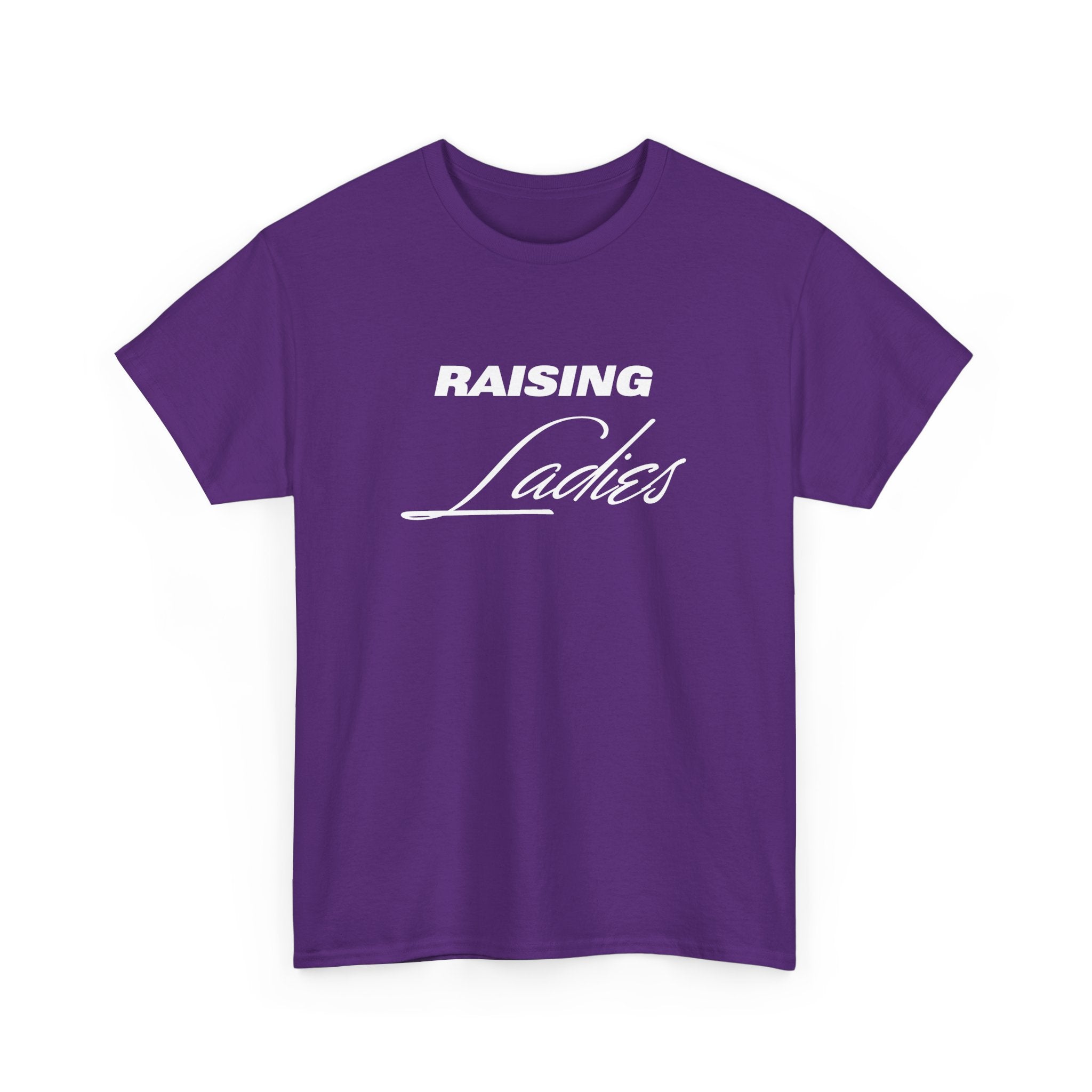 Mom T-Shirt - Raising Ladies | T-Shirt by atgodanddesigns