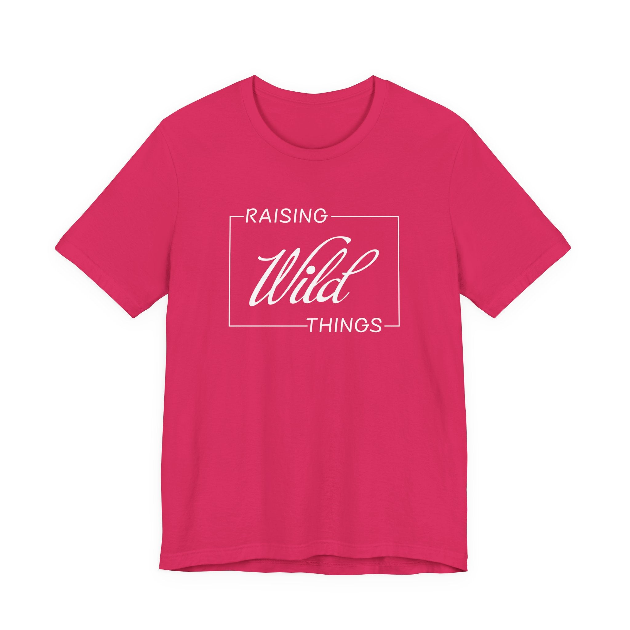 Mom T-Shirt - Raising Wild Things | T-Shirt by atgodanddesigns