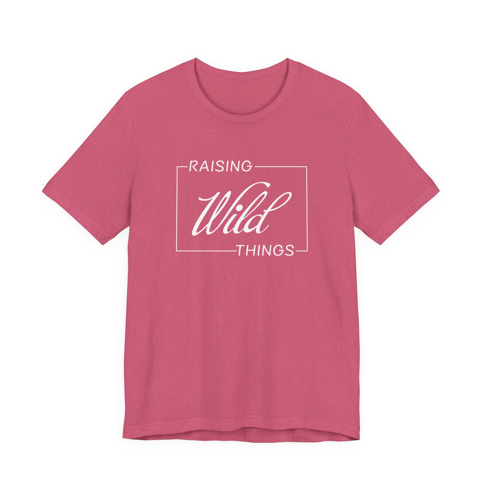Mom T-Shirt - Raising Wild Things | T-Shirt by atgodanddesigns