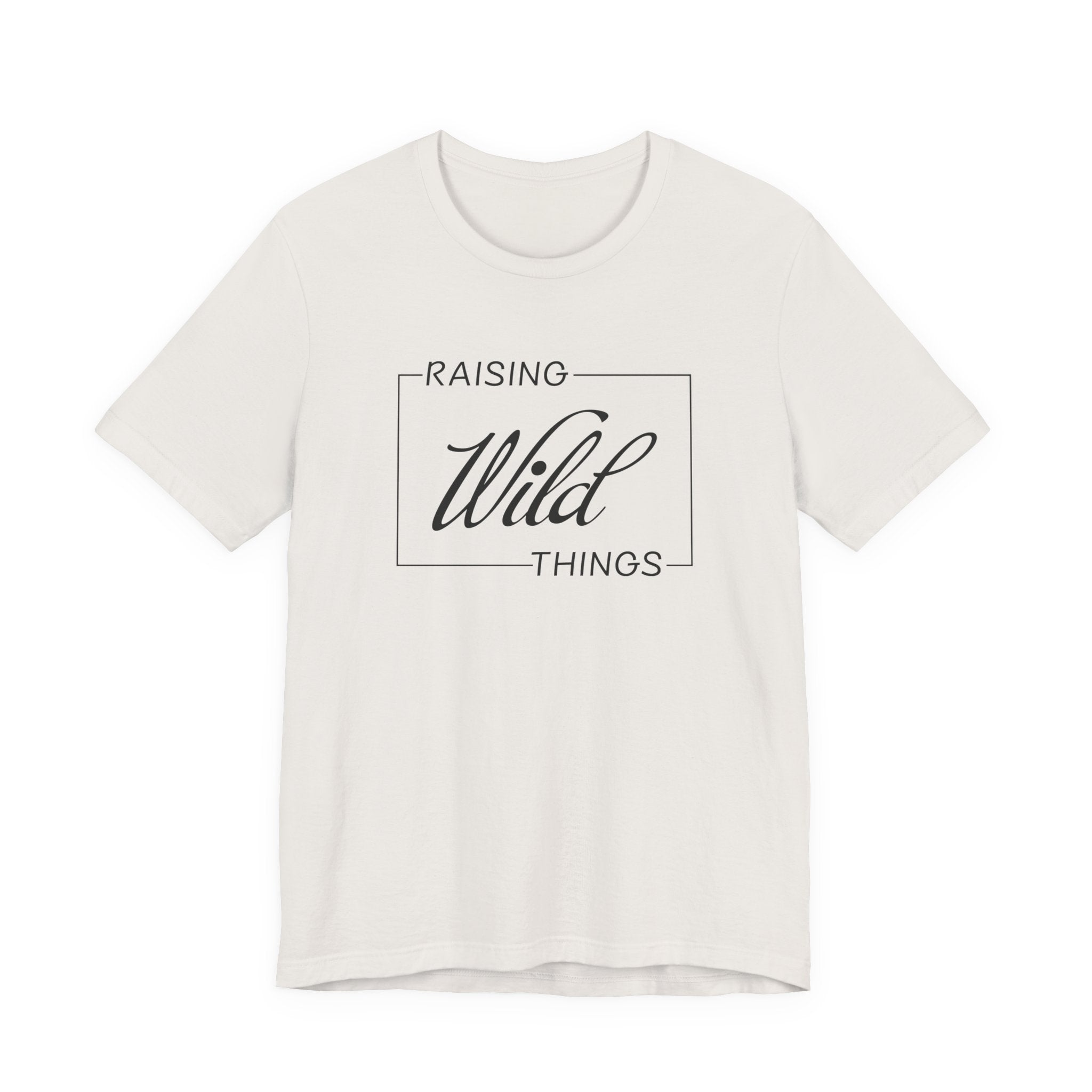 Mom T-Shirt - Raising Wild Things | T-Shirt by atgodanddesigns
