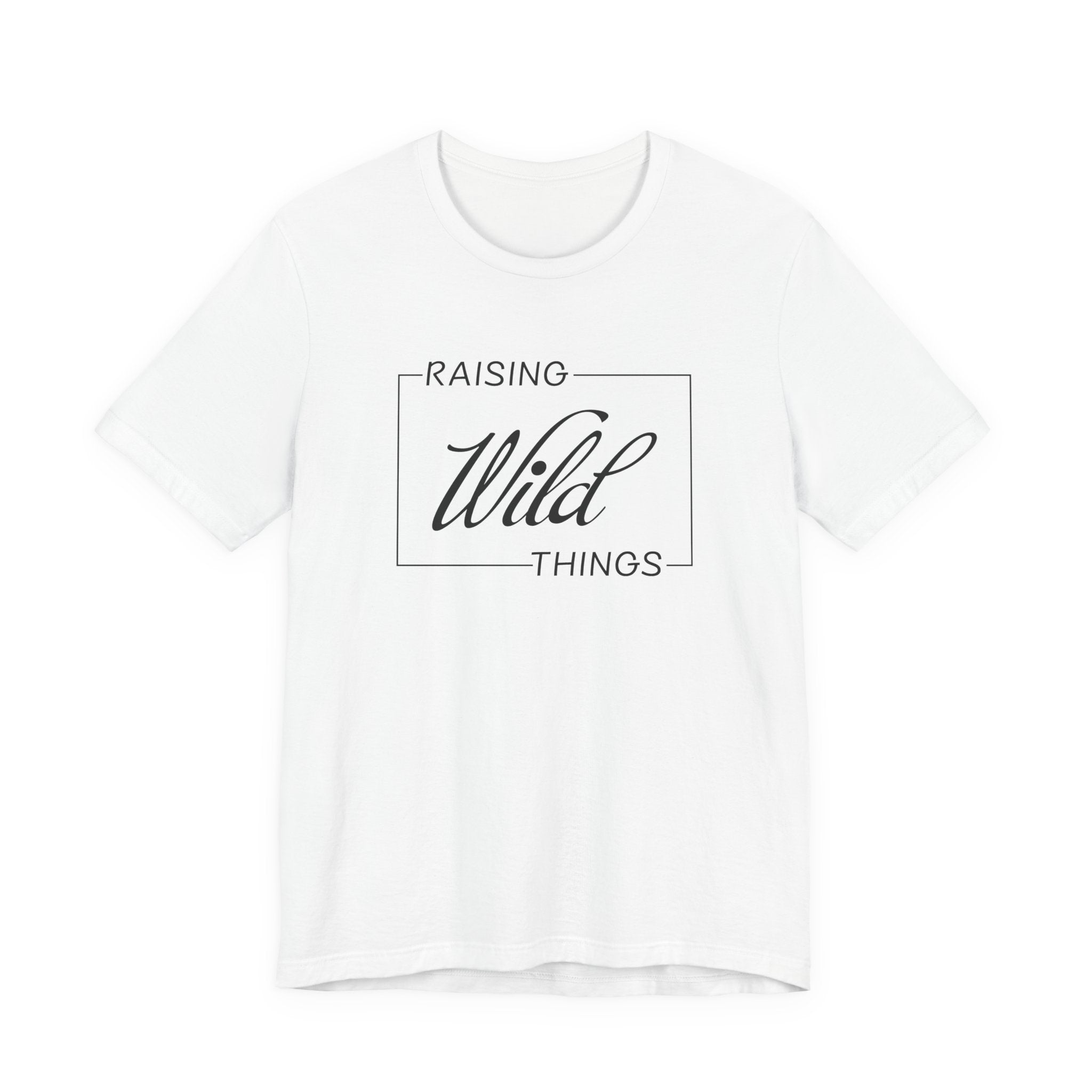 Mom T-Shirt - Raising Wild Things | T-Shirt by atgodanddesigns