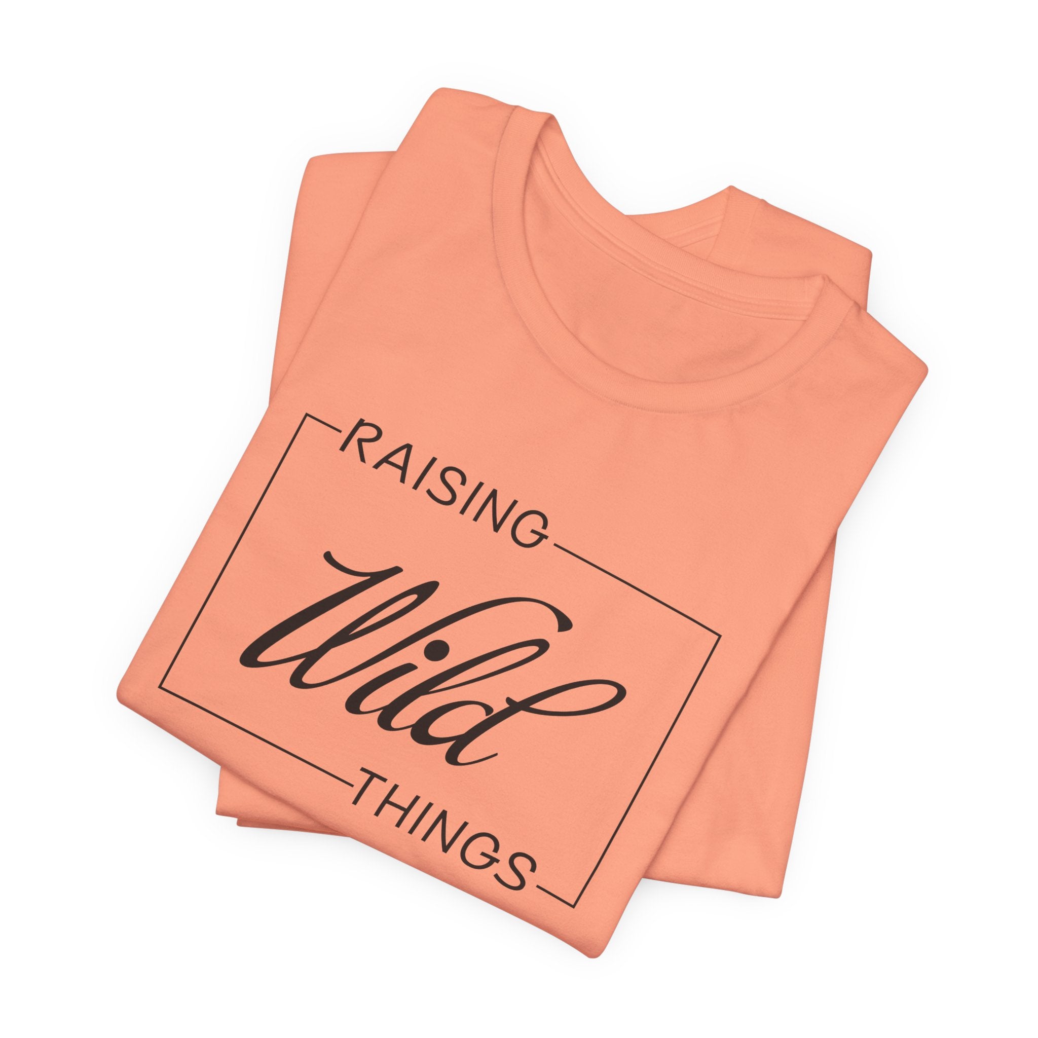 Mom T-Shirt - Raising Wild Things | T-Shirt by atgodanddesigns