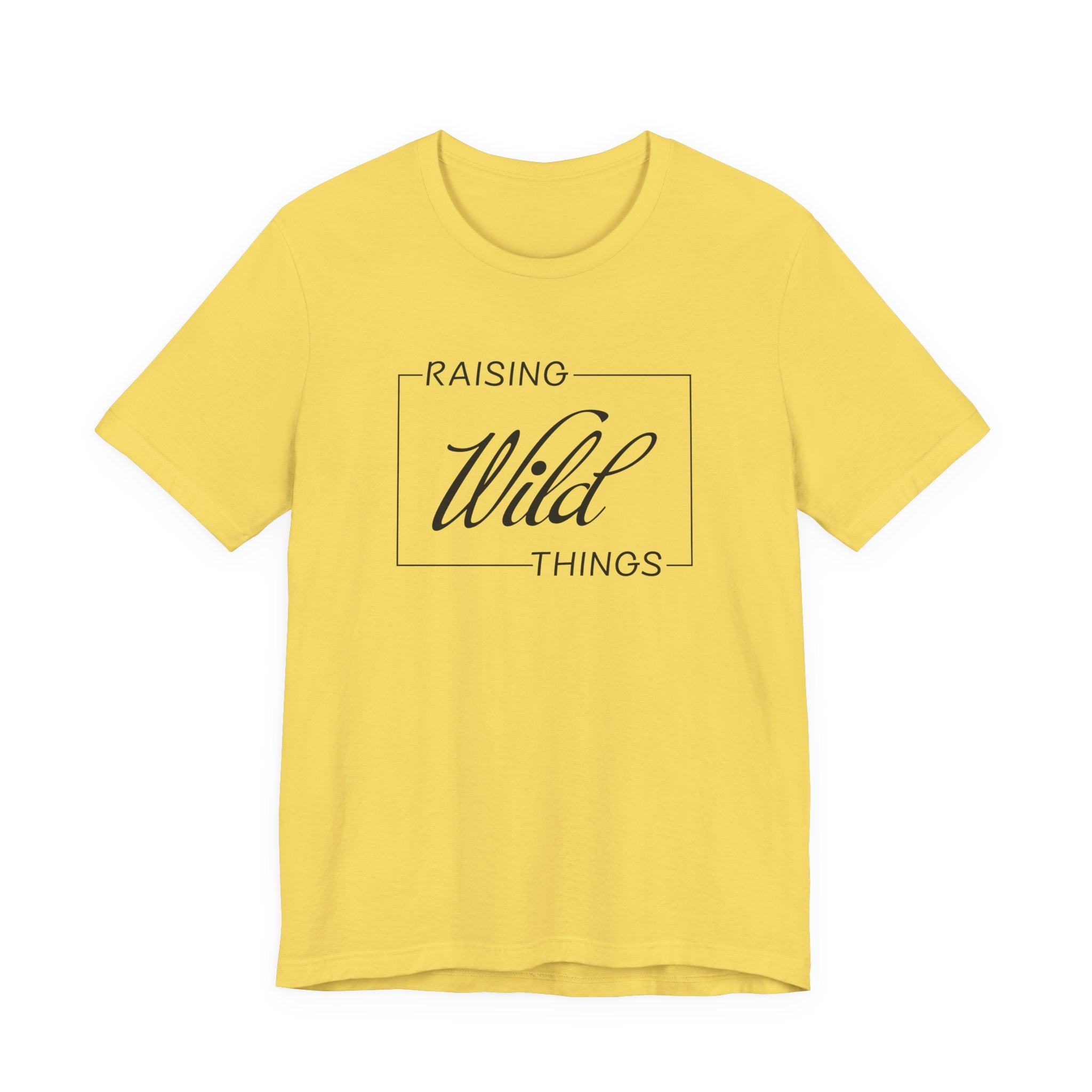 Mom T-Shirt - Raising Wild Things | T-Shirt by atgodanddesigns
