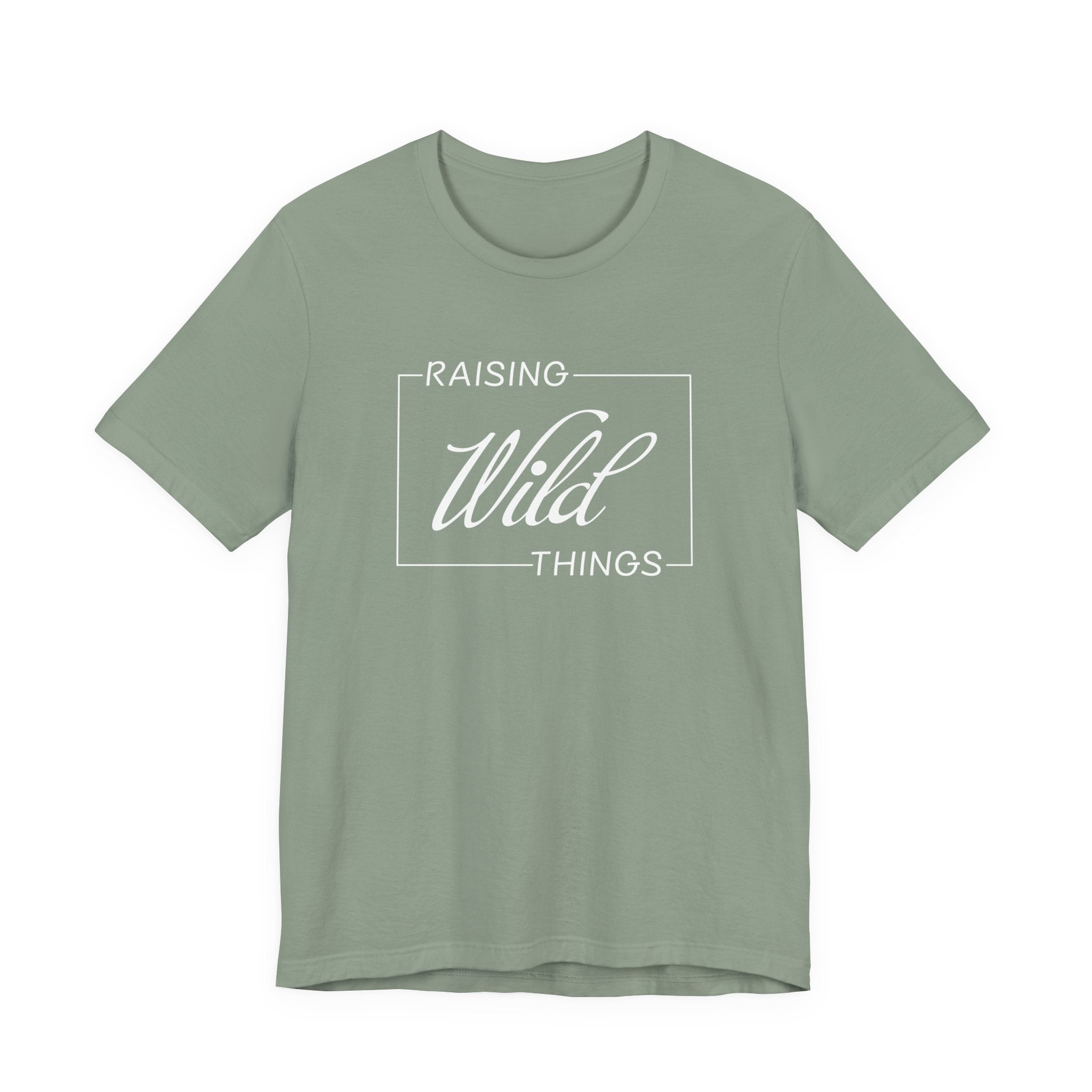 Mom T-Shirt - Raising Wild Things | T-Shirt by atgodanddesigns