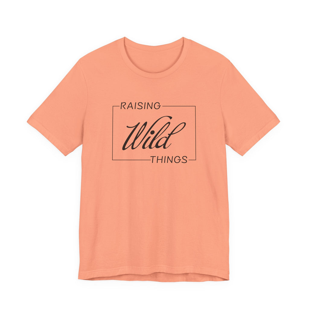 Mom T-Shirt - Raising Wild Things | T-Shirt by atgodanddesigns