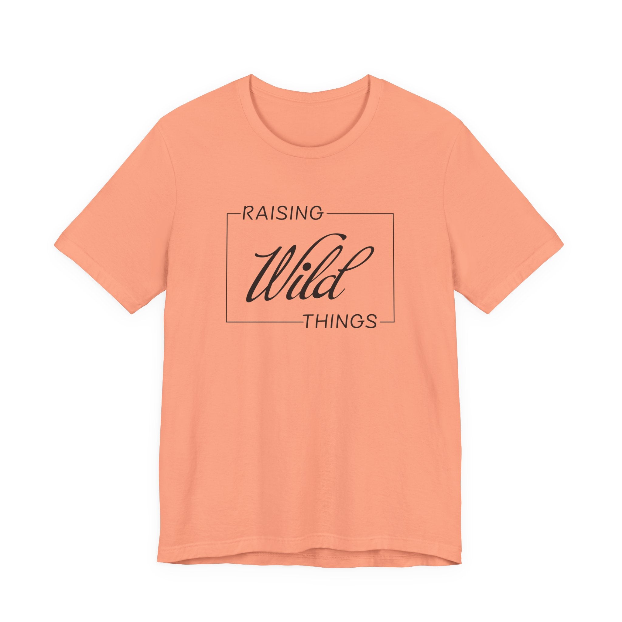 Mom T-Shirt - Raising Wild Things | T-Shirt by atgodanddesigns