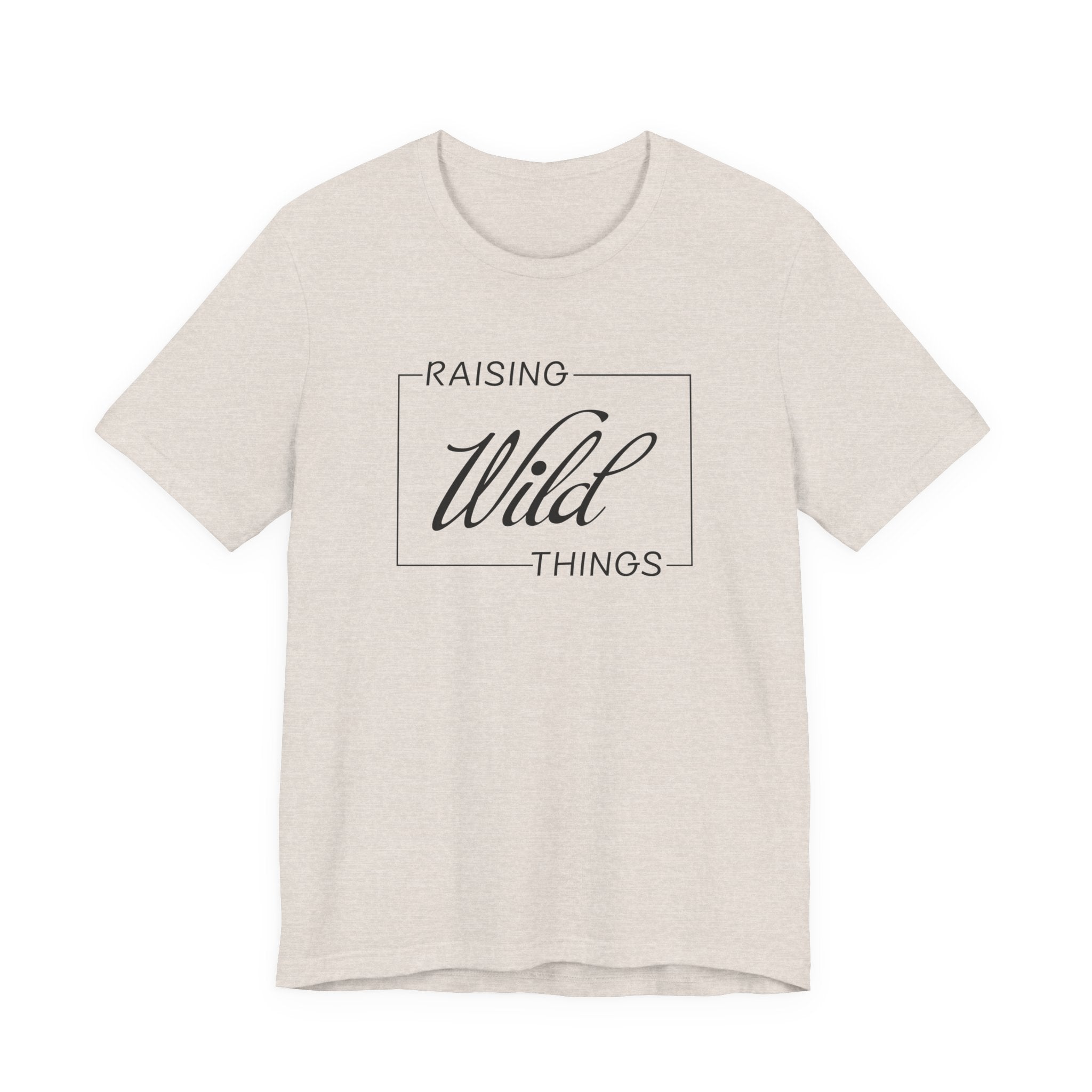 Mom T-Shirt - Raising Wild Things | T-Shirt by atgodanddesigns
