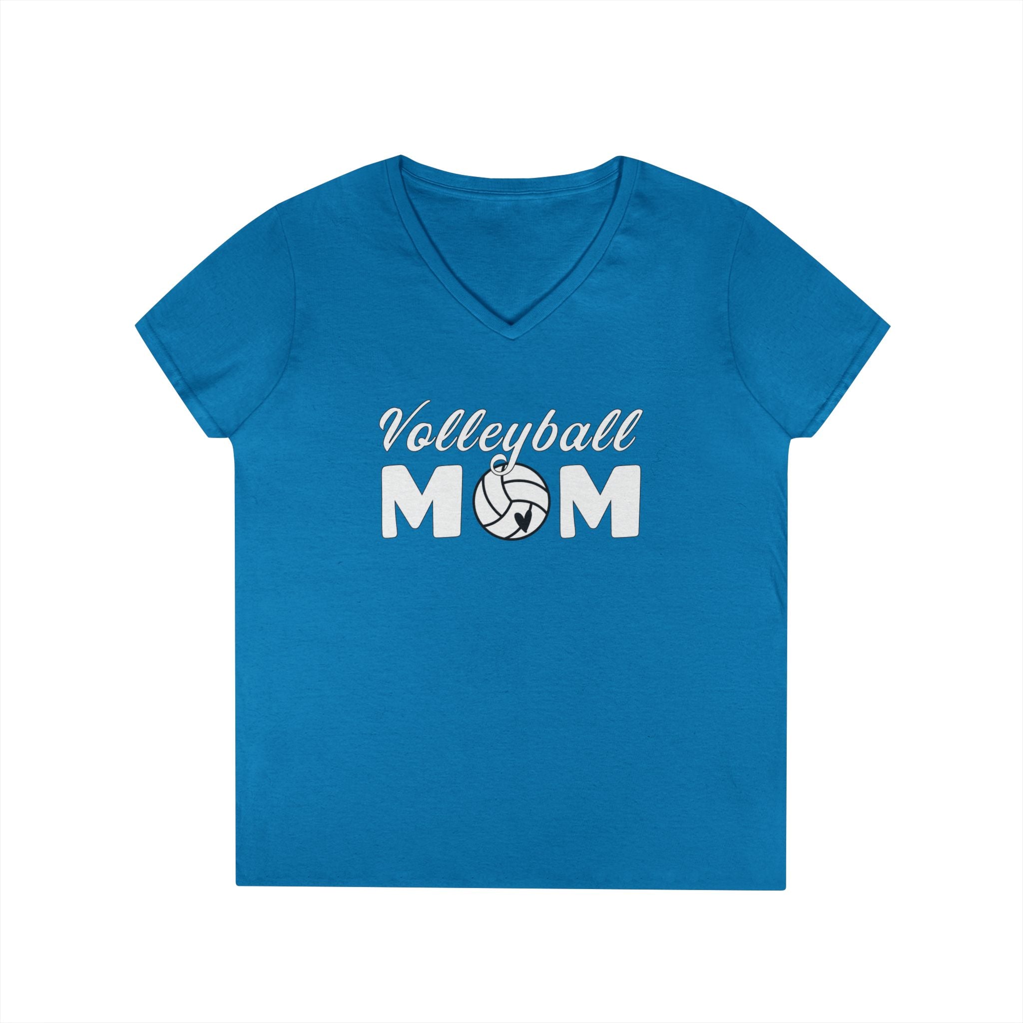 Mom T-Shirt - Volleyball Mom | V - neck by atgodanddesigns