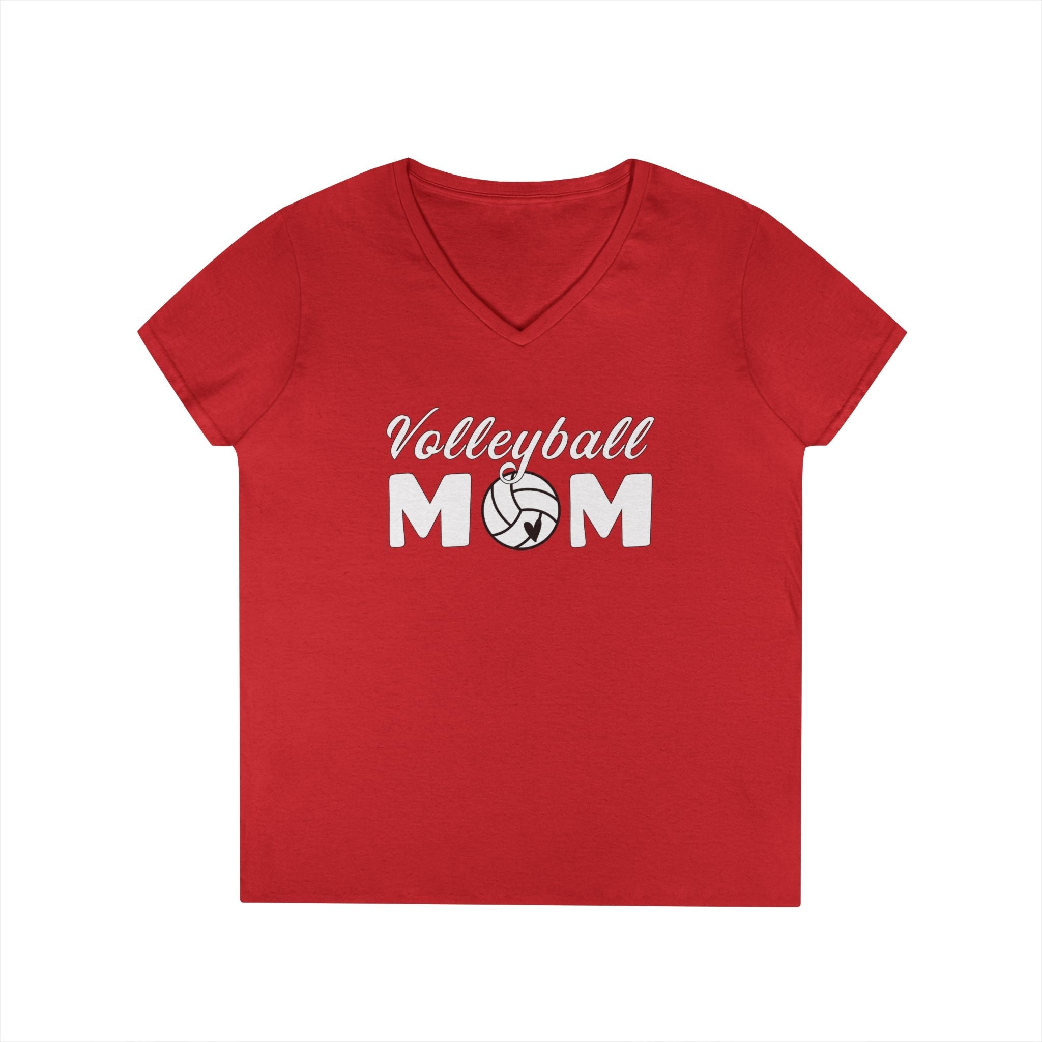 Mom T-Shirt - Volleyball Mom | V - neck by atgodanddesigns