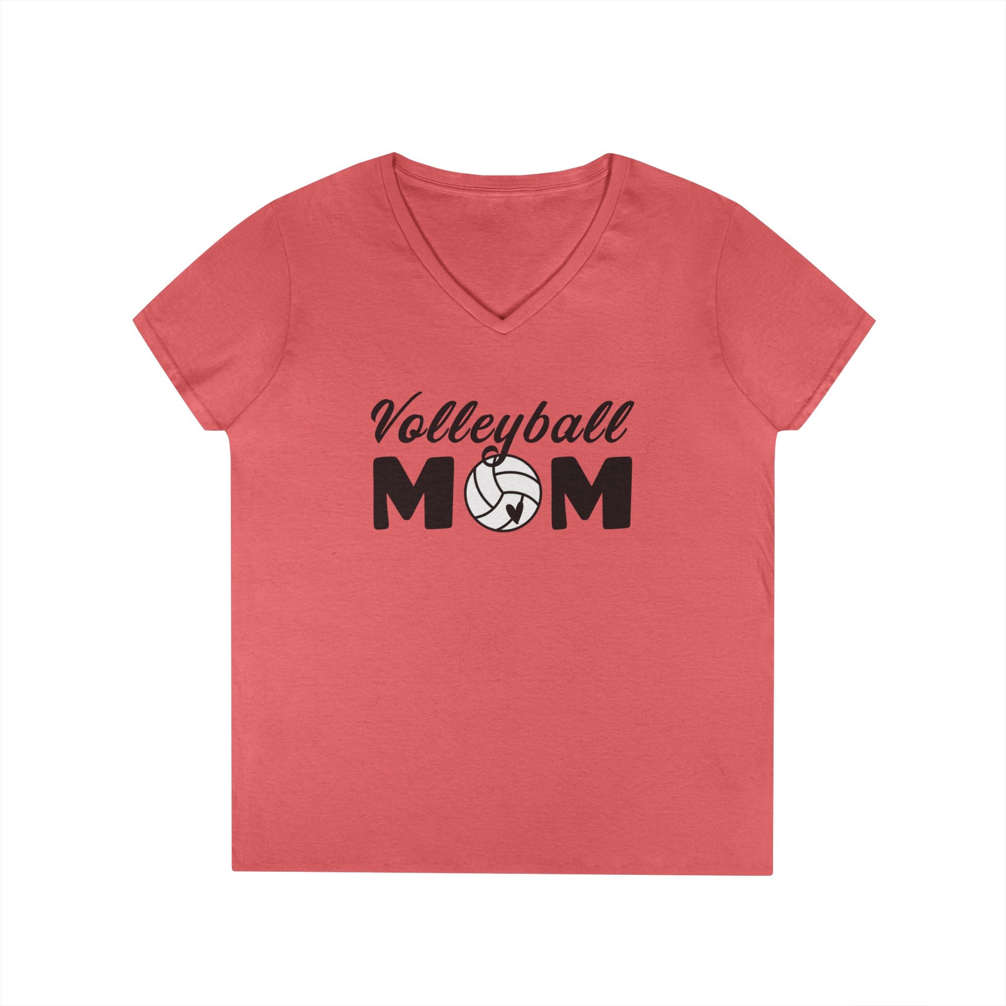 Mom T-Shirt - Volleyball Mom | V - neck by atgodanddesigns