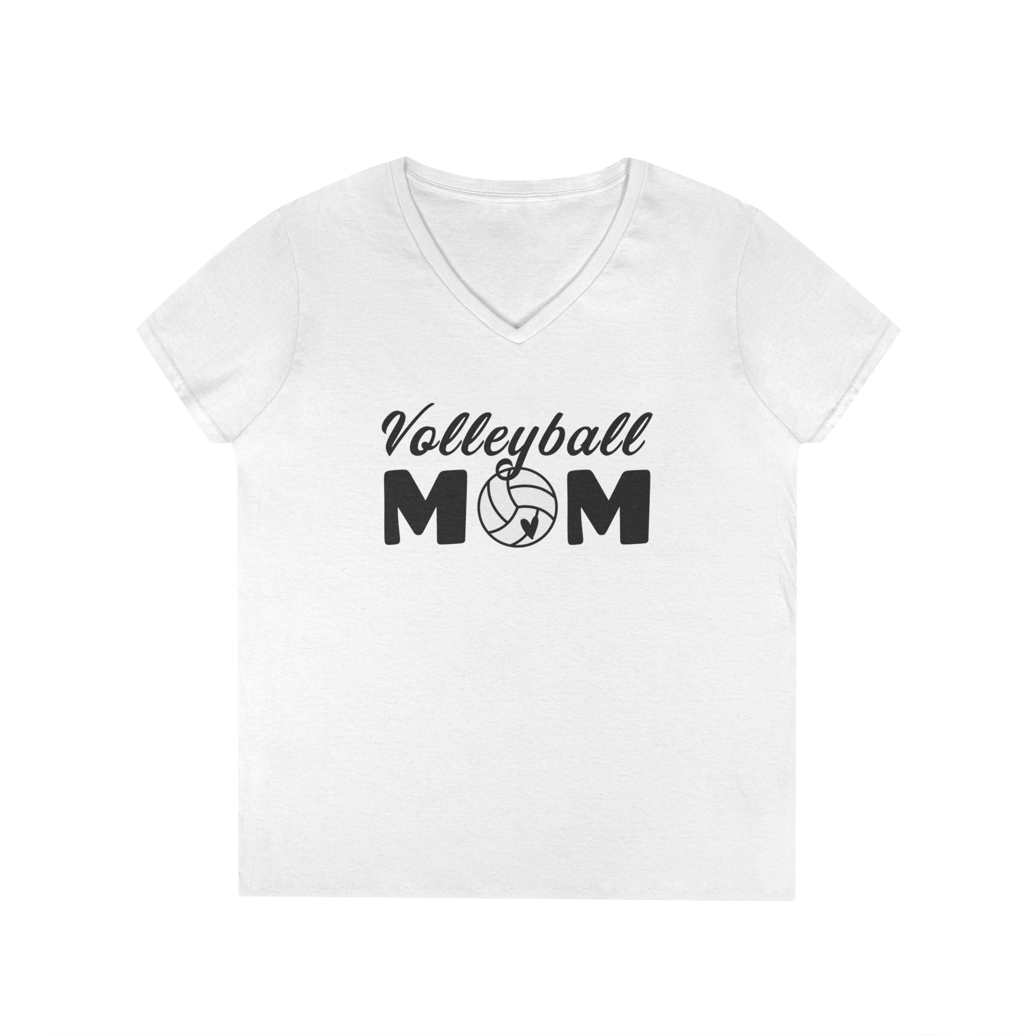 Mom T-Shirt - Volleyball Mom | V - neck by atgodanddesigns