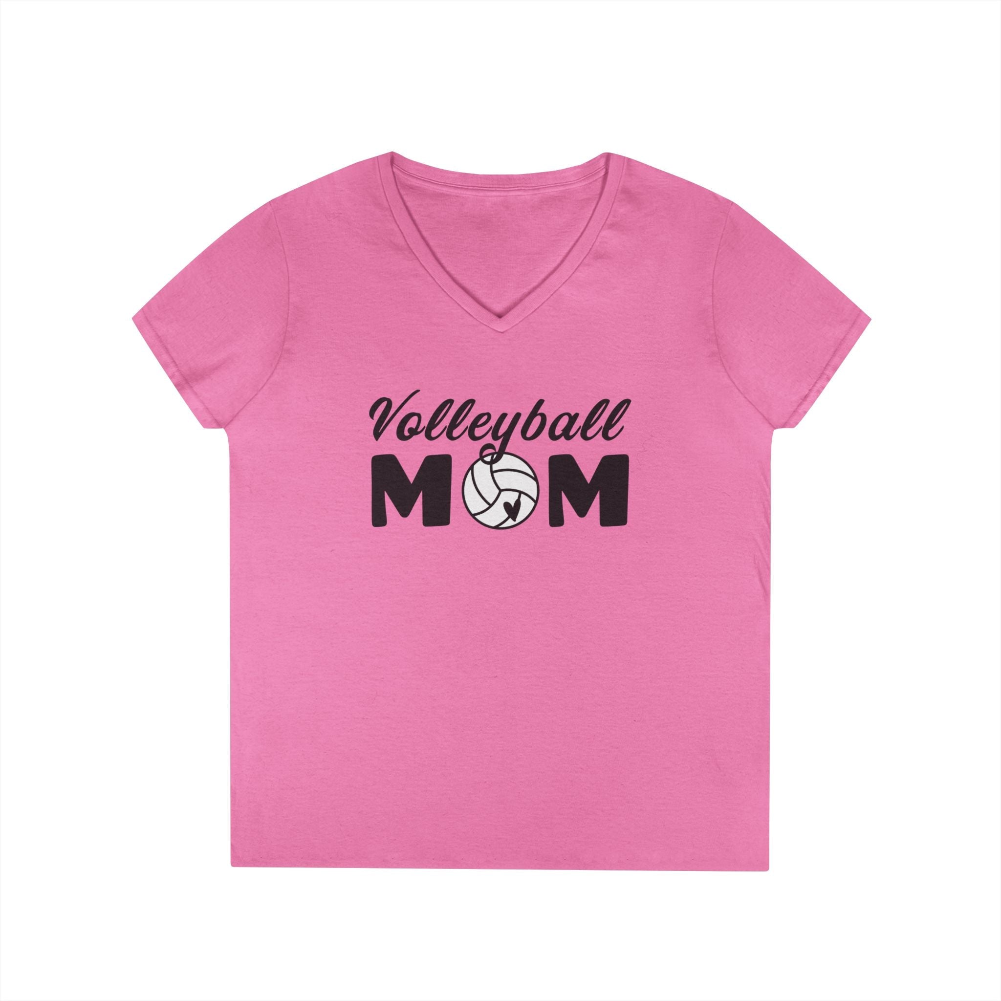 Mom T-Shirt - Volleyball Mom | V - neck by atgodanddesigns