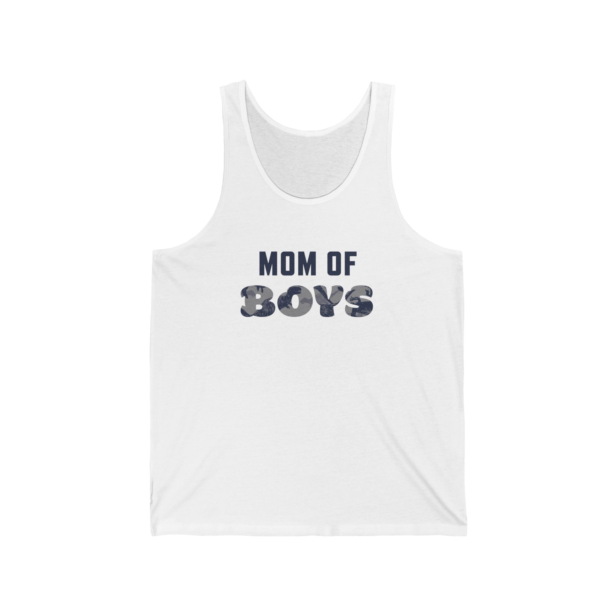 Mom Tank - Mom Of Boys | Tank Top by atgodanddesigns