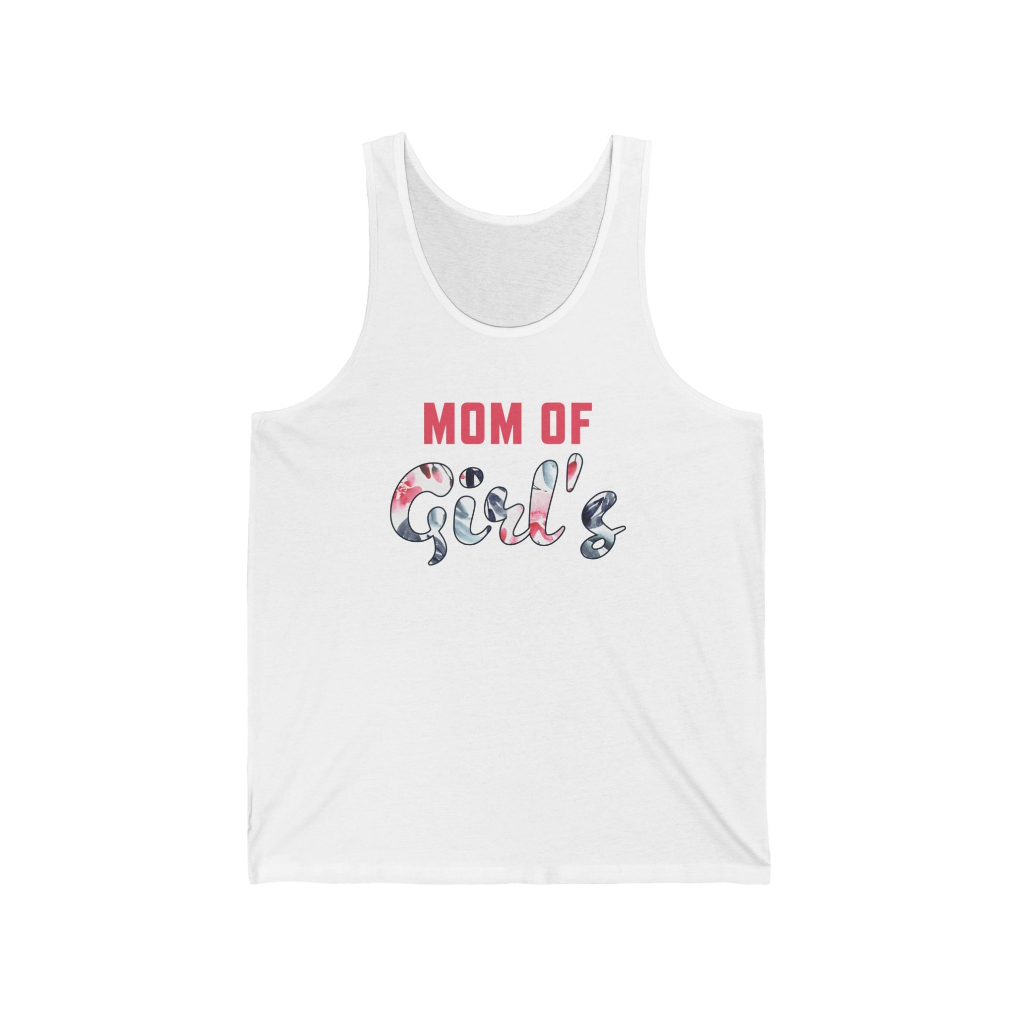 Mom Tank - Mom Of Girls | Tank Top by atgodanddesigns