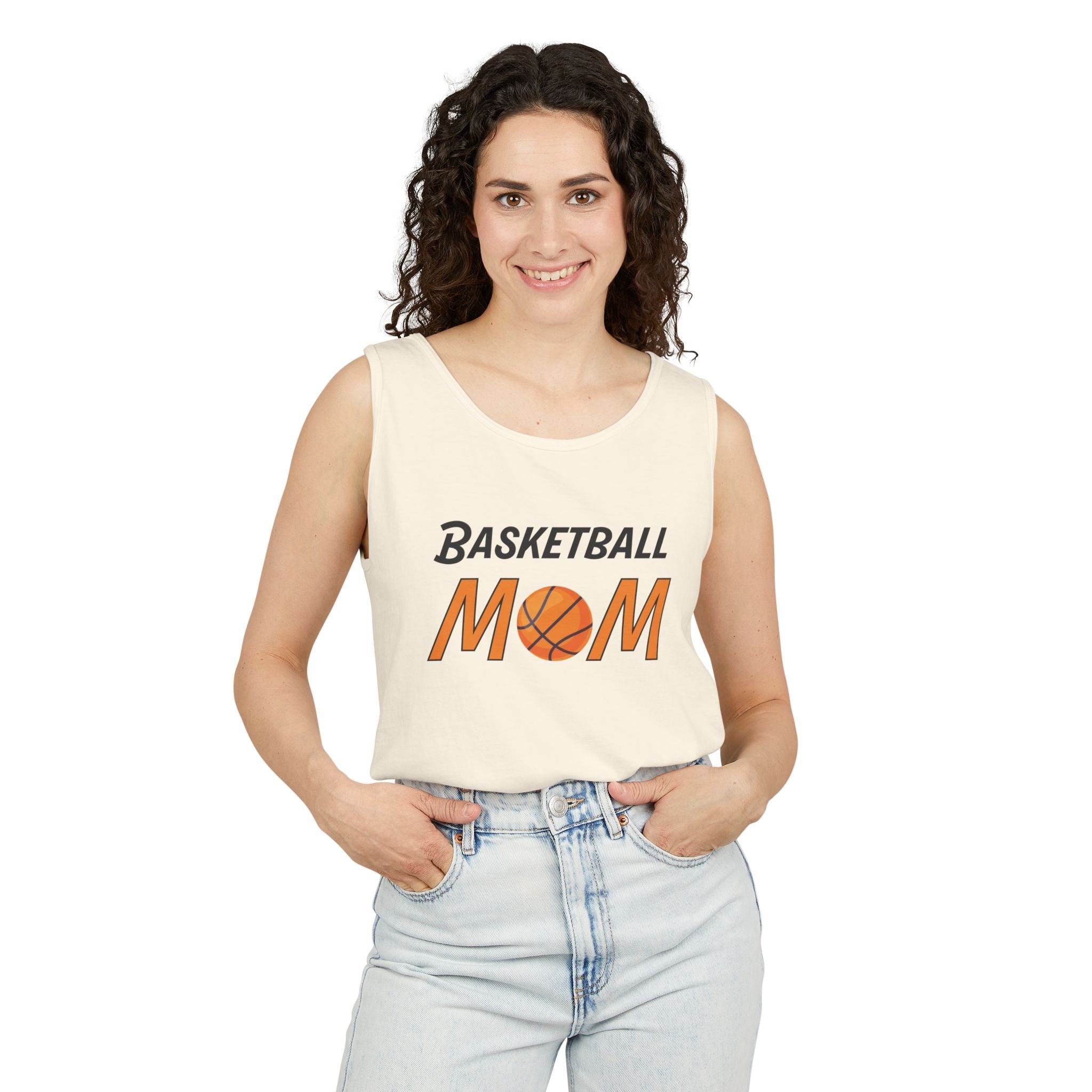 Mom Tank Top - Basketball Mom | Tank Top by atgodanddesigns