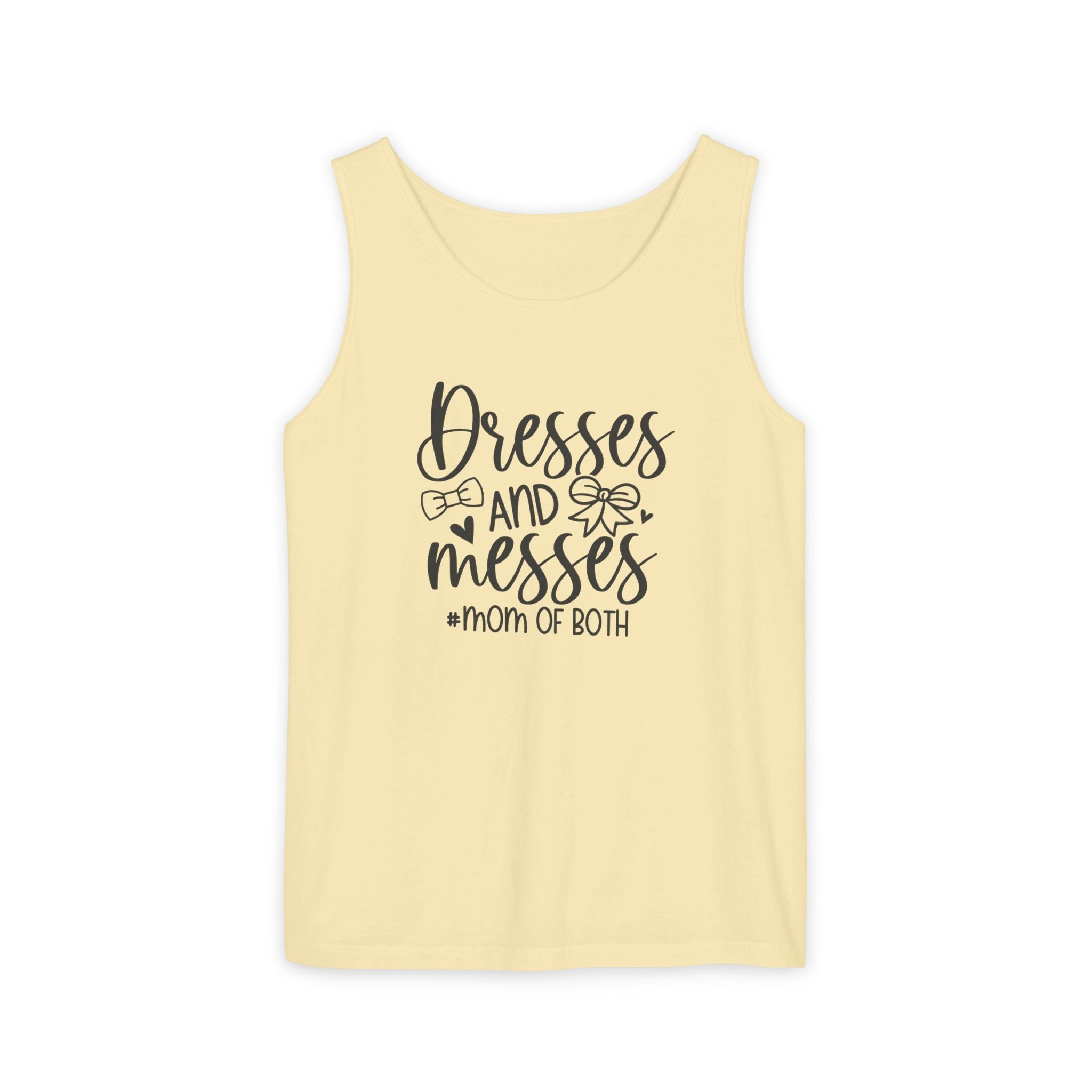 Mom Tank Top - Dresses & Messes Mom Of Both | Tank Top by atgodanddesigns