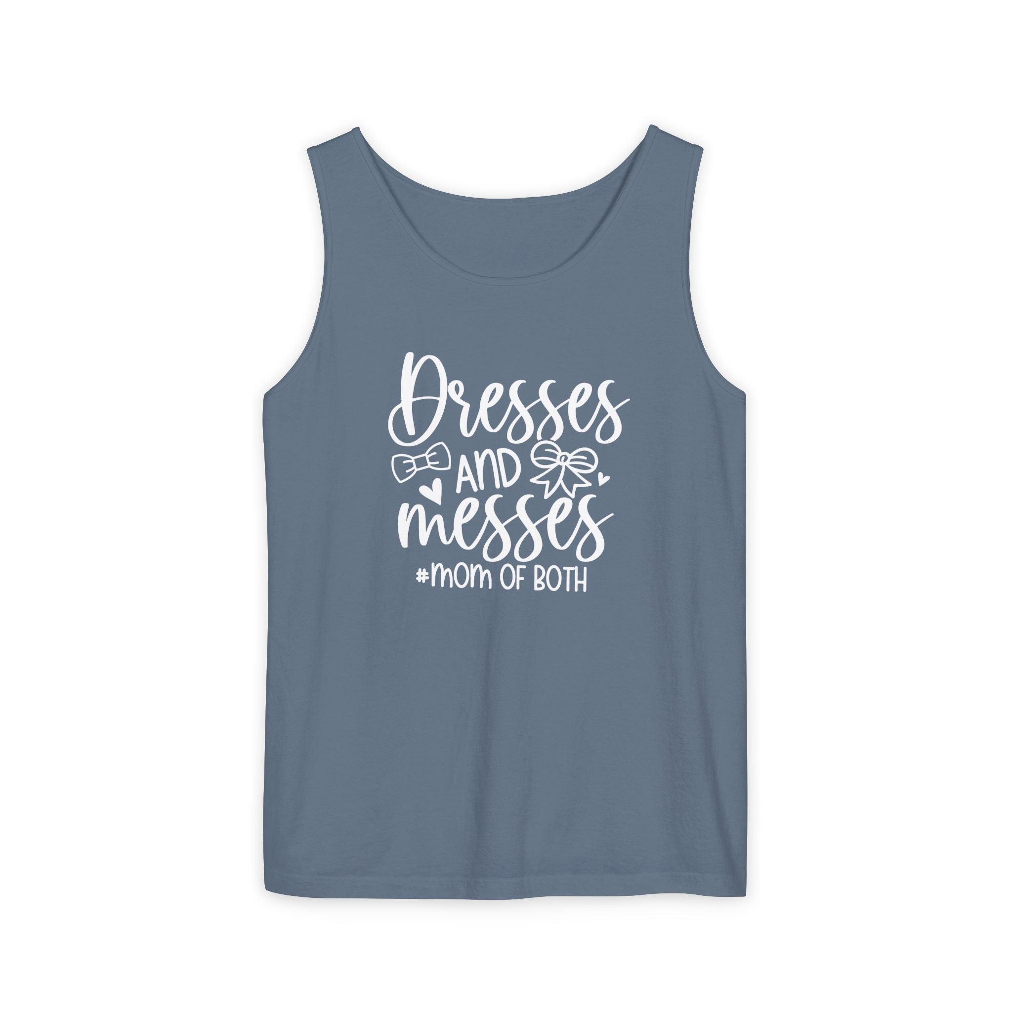 Mom Tank Top - Dresses & Messes Mom Of Both | Tank Top by atgodanddesigns