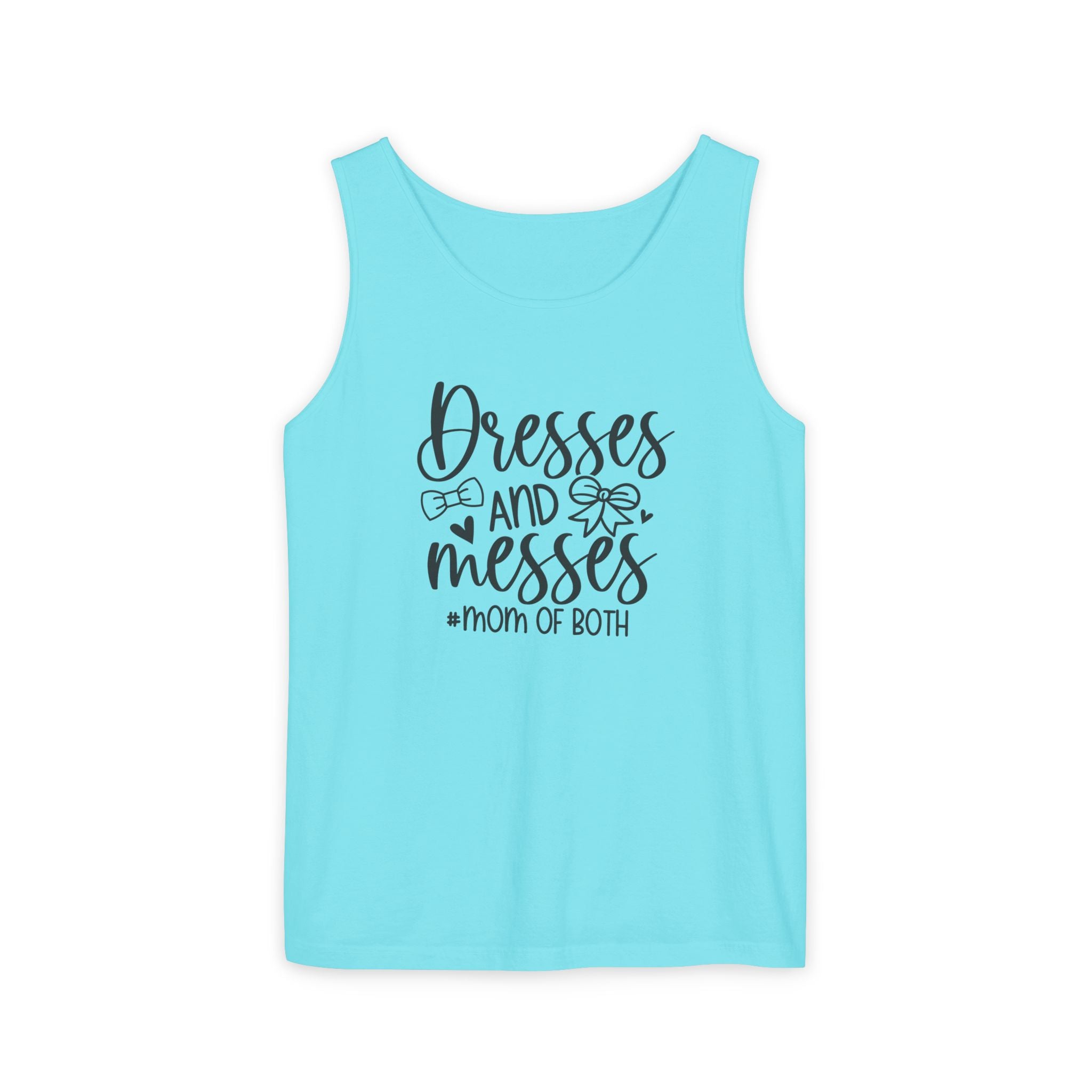 Mom Tank Top - Dresses & Messes Mom Of Both | Tank Top by atgodanddesigns