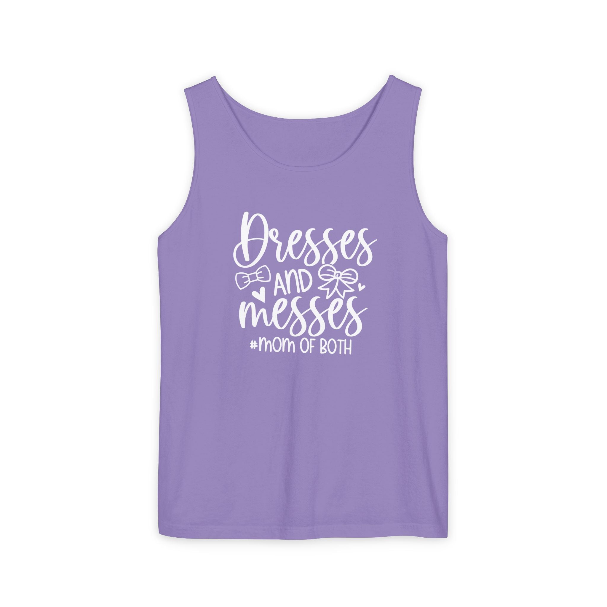 Mom Tank Top - Dresses & Messes Mom Of Both | Tank Top by atgodanddesigns