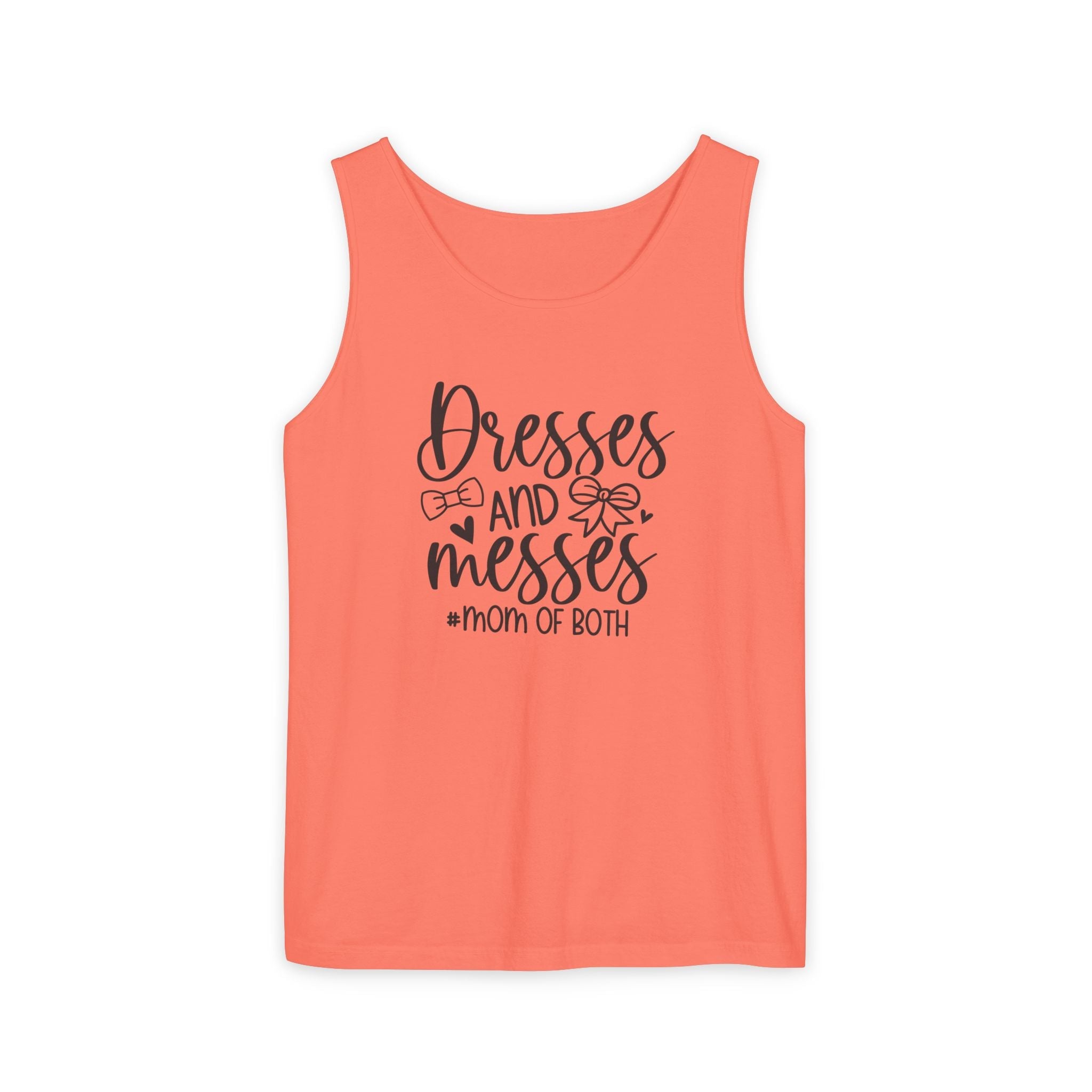 Mom Tank Top - Dresses & Messes Mom Of Both | Tank Top by atgodanddesigns
