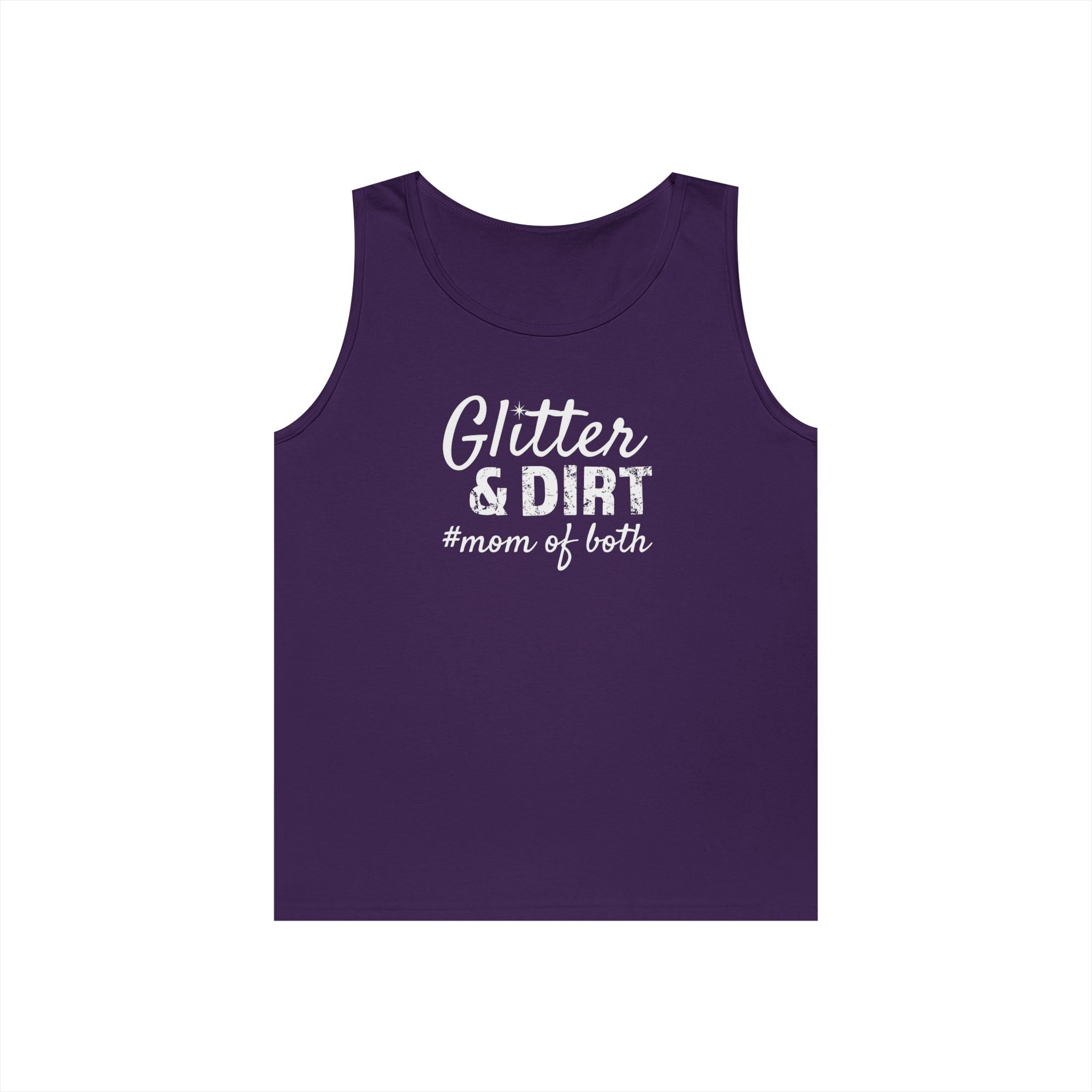 Mom Tank Top - Glitter & Dirt Mom Of Both | Tank Top by atgodanddesigns