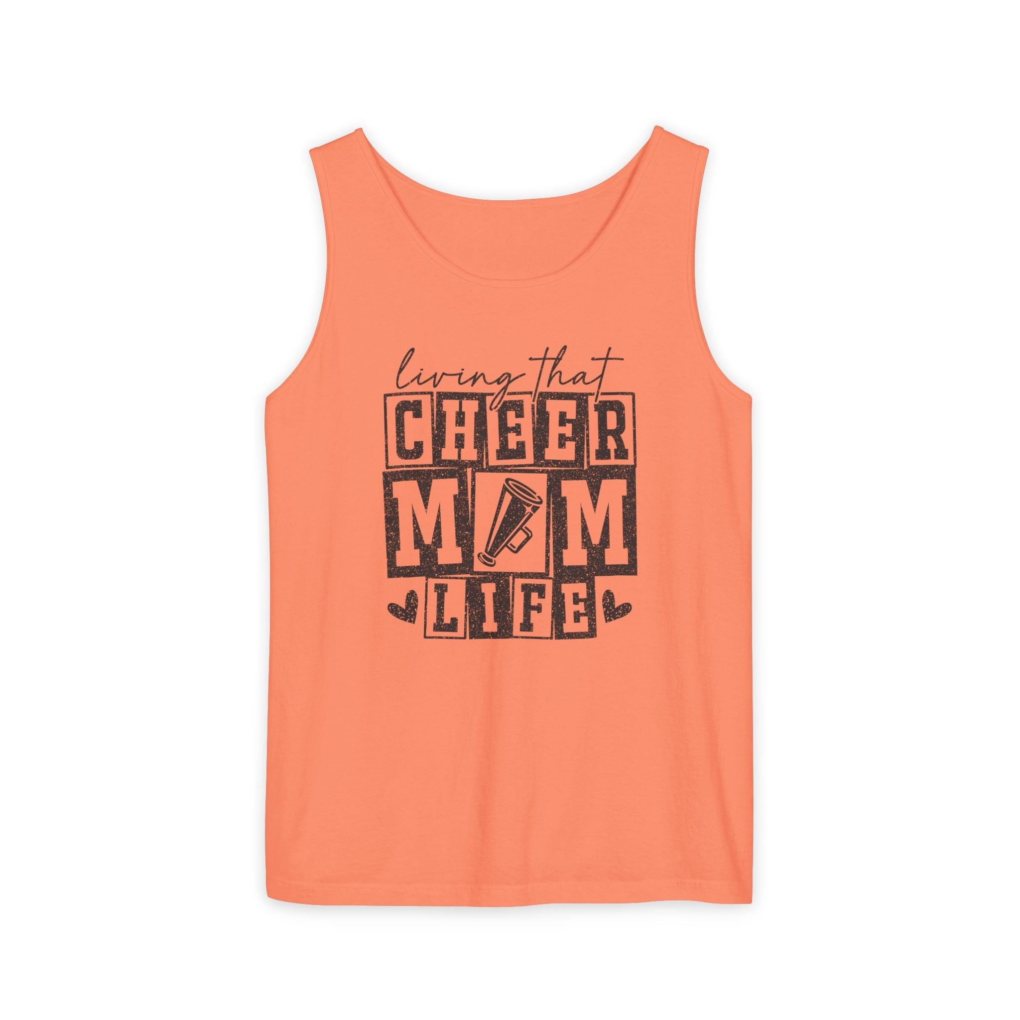 Mom Tank Top - Livin' That Cheer Mom Life | Tank Top by atgodanddesigns