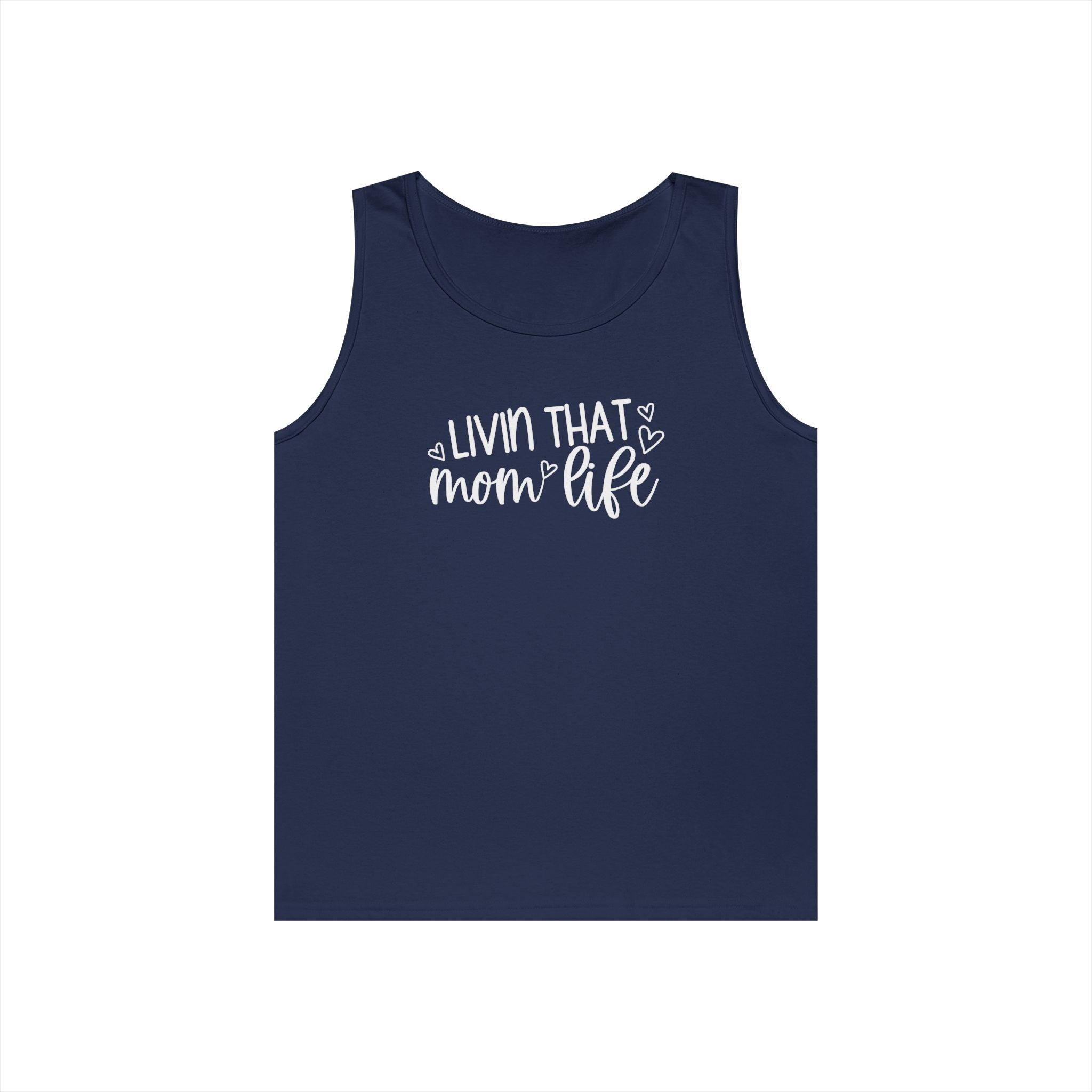 Mom Tank Top - Livin That Mom Life | Tank Top by atgodanddesigns