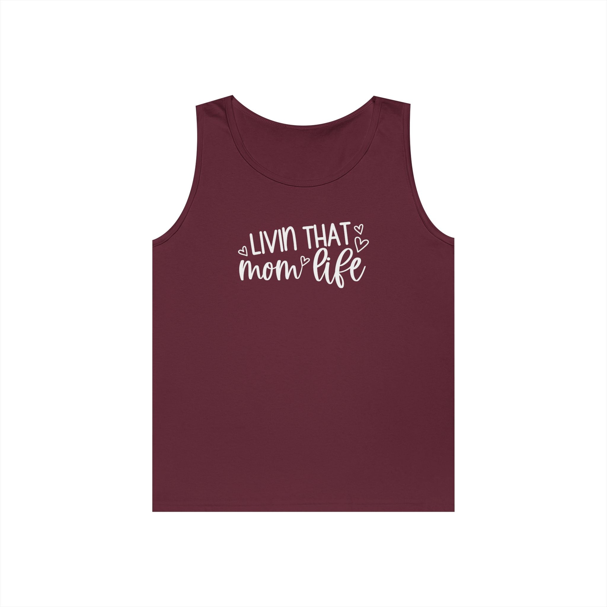 Mom Tank Top - Livin That Mom Life | Tank Top by atgodanddesigns