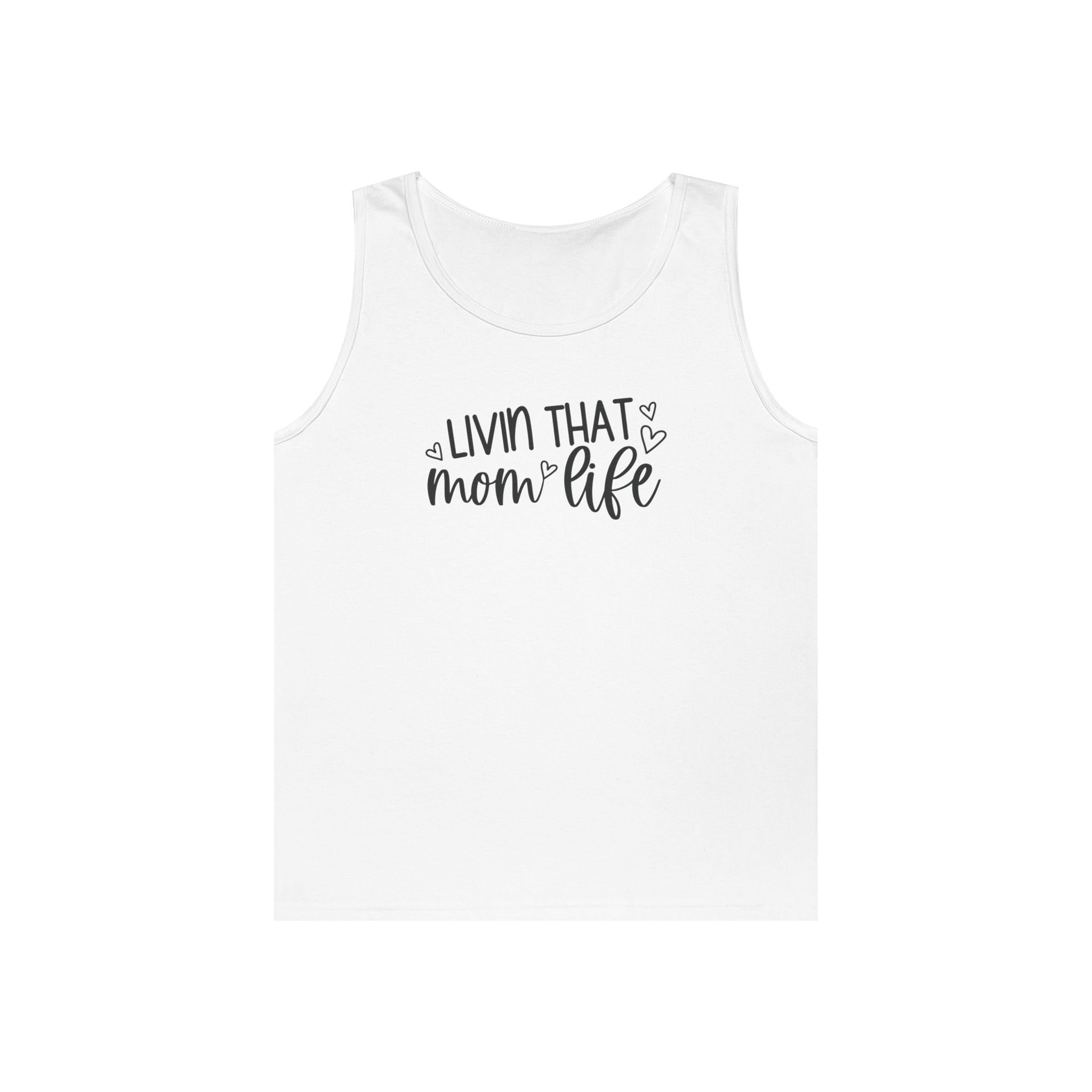 Mom Tank Top - Livin That Mom Life | Tank Top by atgodanddesigns