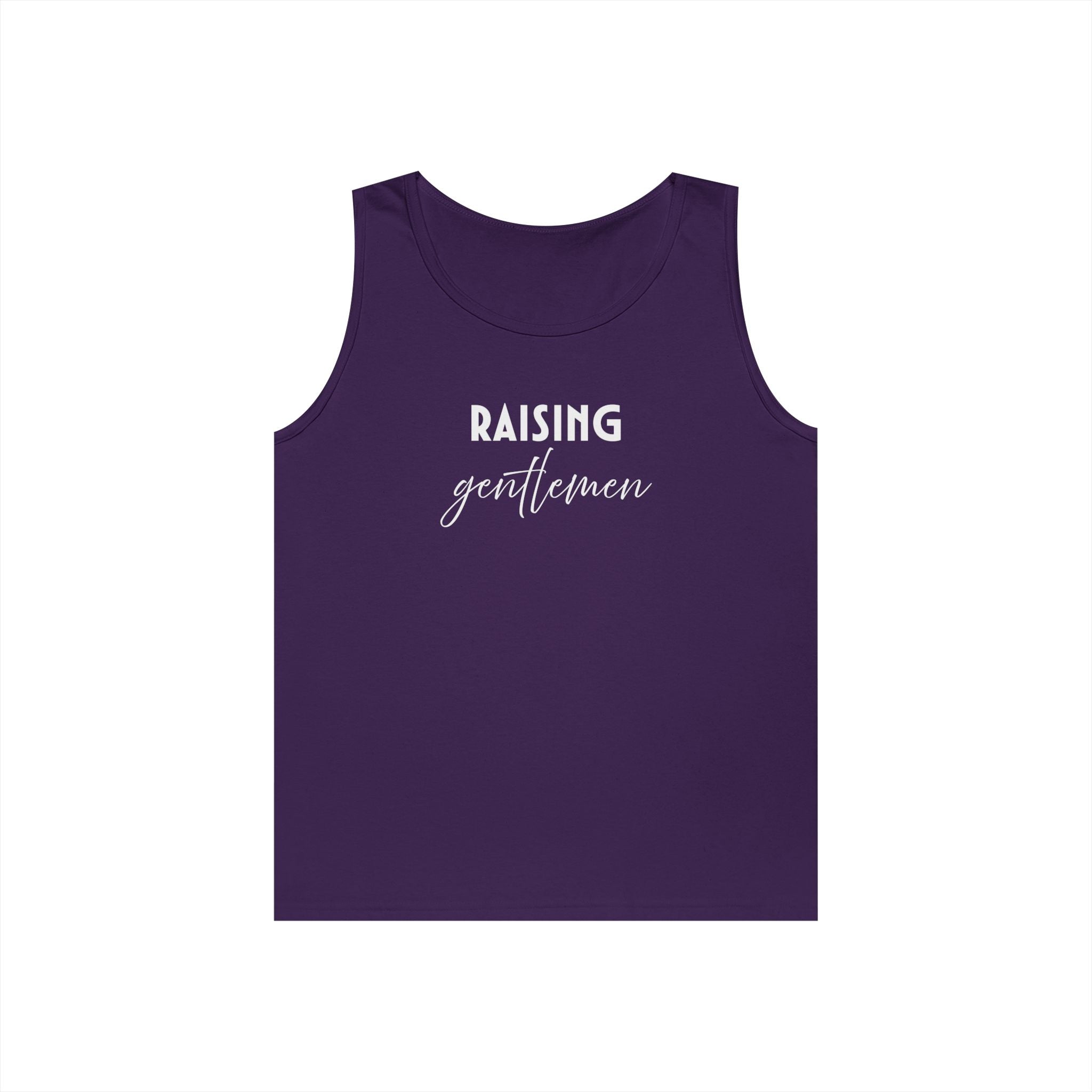 Mom Tank Top - Raising Gentlemen | Tank Top by atgodanddesigns