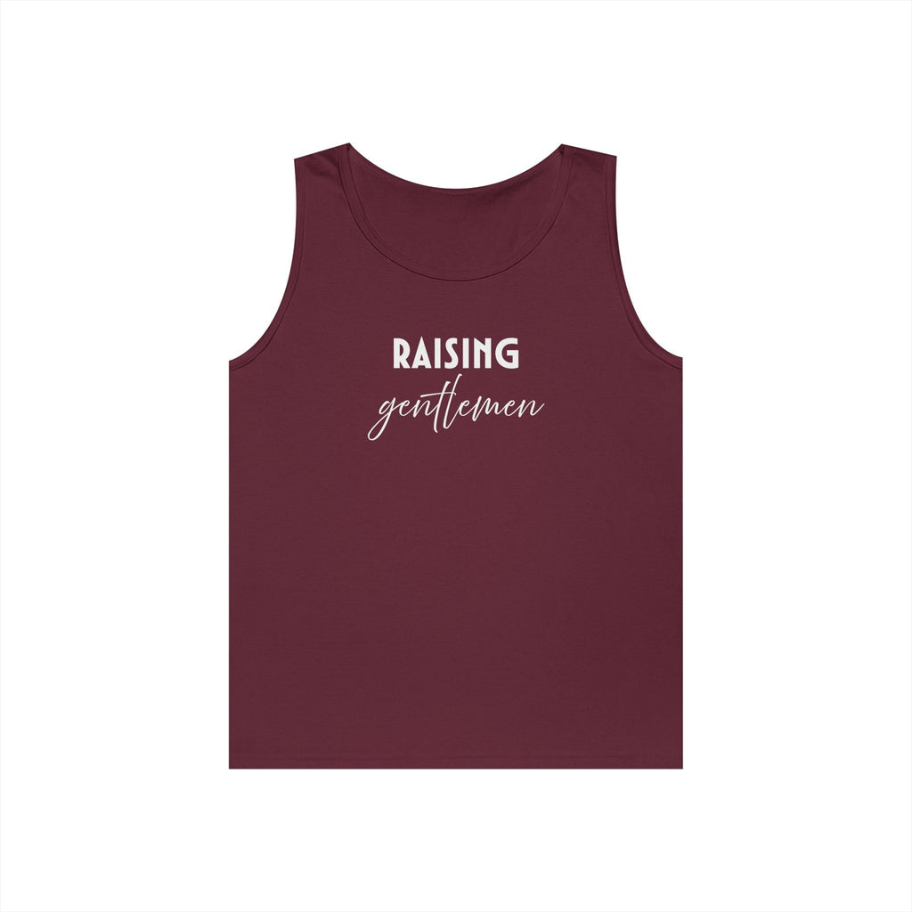 Mom Tank Top - Raising Gentlemen | Tank Top by atgodanddesigns