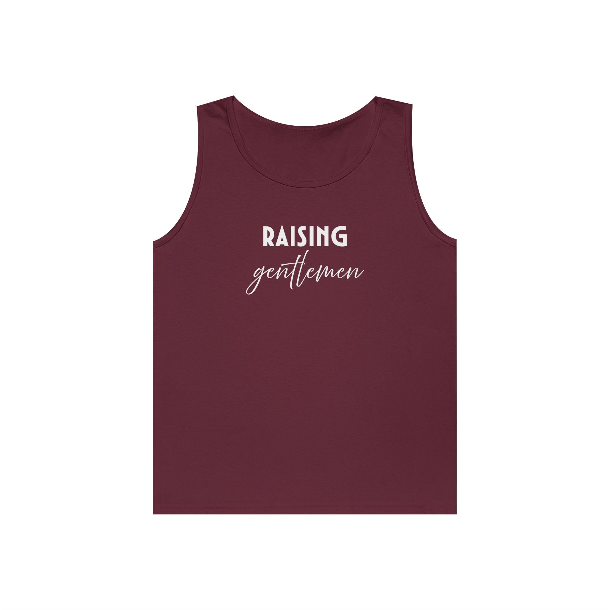 Mom Tank Top - Raising Gentlemen | Tank Top by atgodanddesigns
