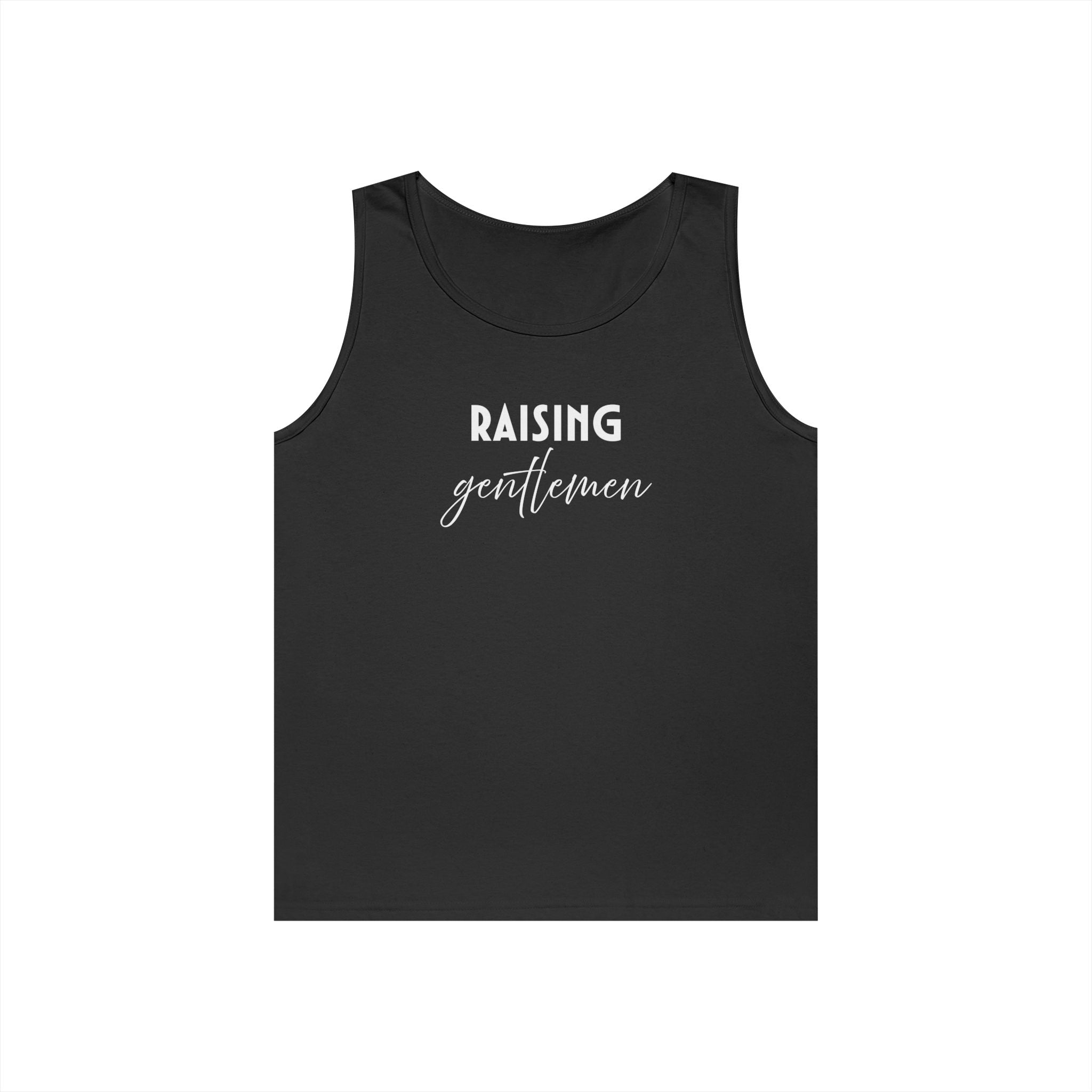 Mom Tank Top - Raising Gentlemen | Tank Top by atgodanddesigns