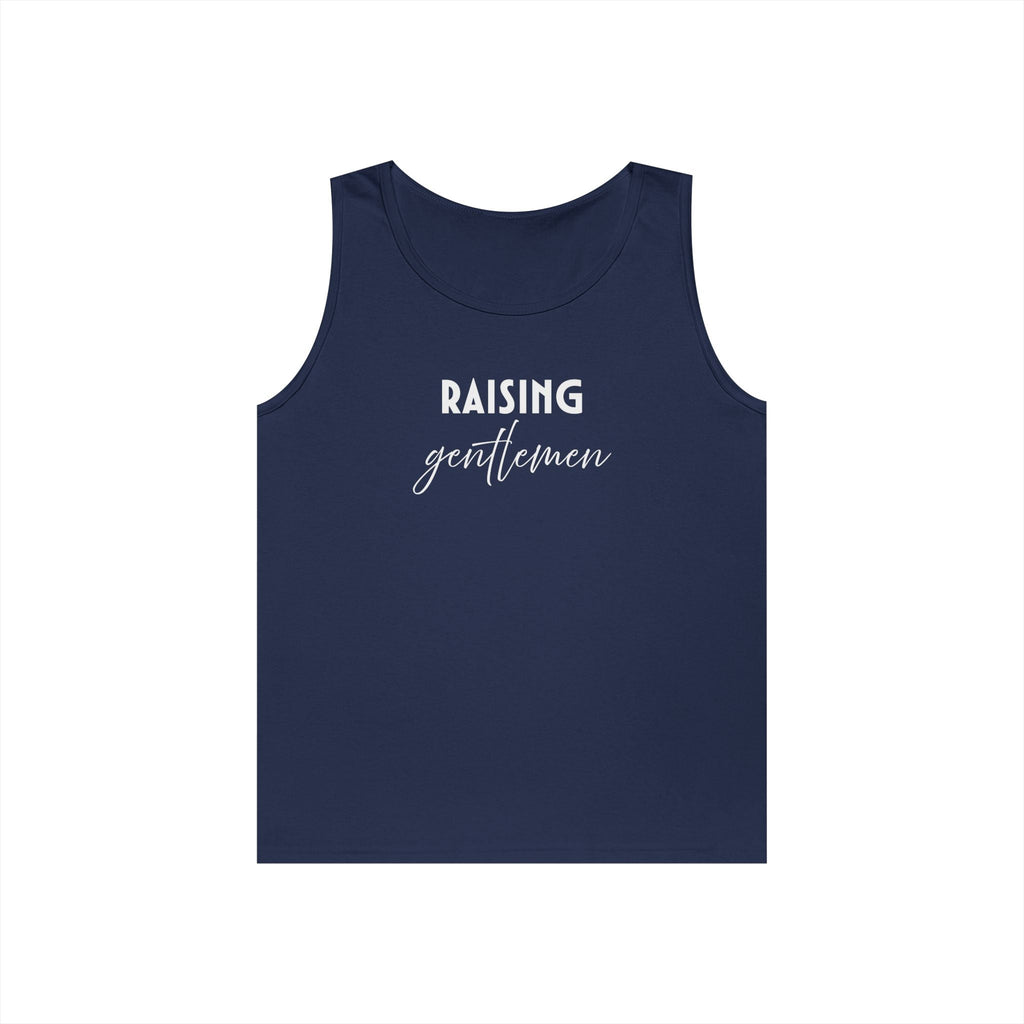 Mom Tank Top - Raising Gentlemen | Tank Top by atgodanddesigns